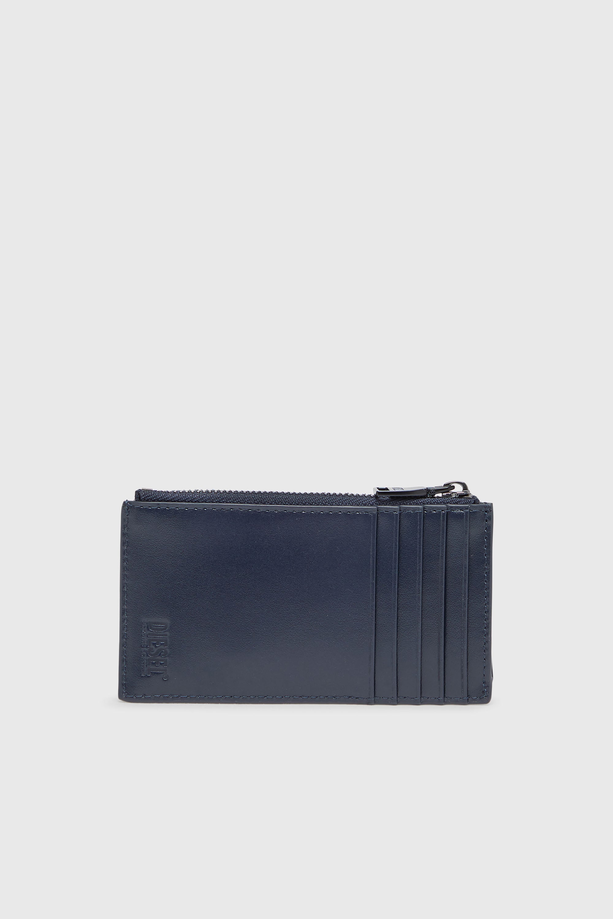 Diesel - HOLI-D CARD HOLDER III, Herren Kartenetui aus Leder in Blau - 2