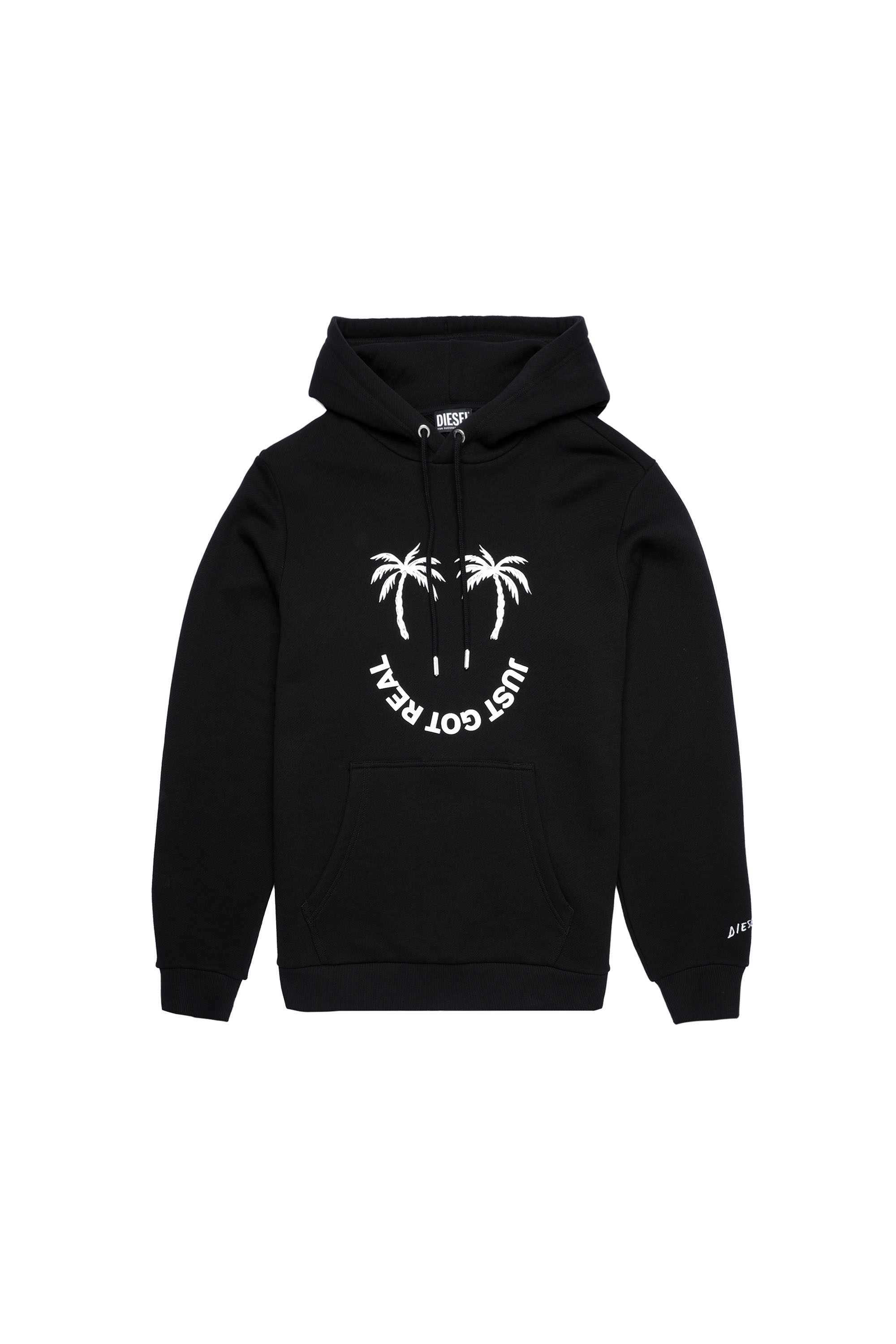 S-GIRK-HOOD-B1, Schwarz - Sweatshirts