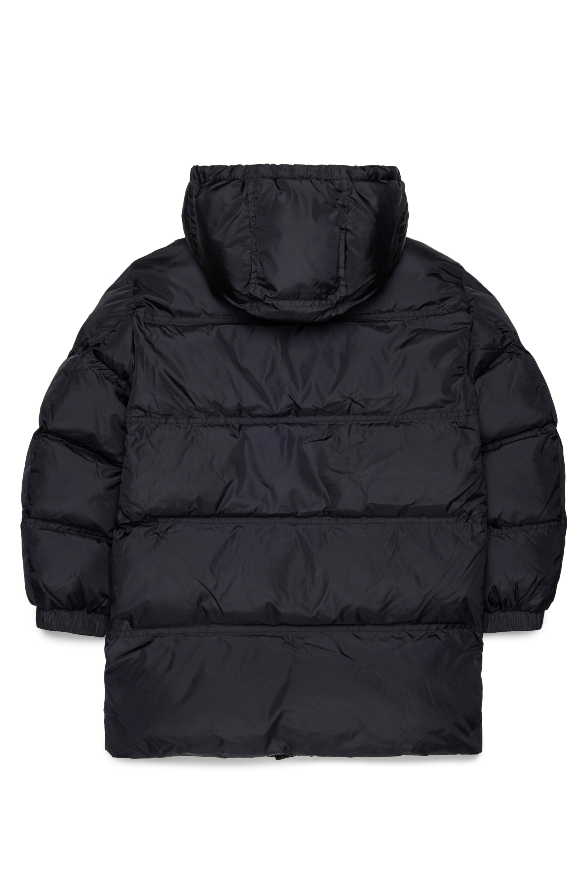 Diesel - JRIVONLONG, Unisex's Puffer coat with oversized pockets in Black - 2