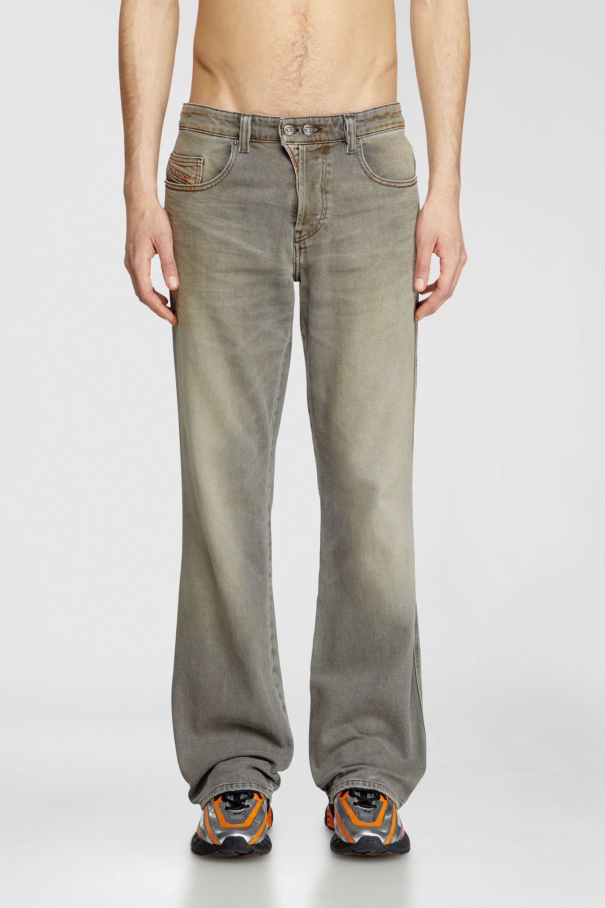 Diesel - Herren Bootcut Jeans 1998 D-Buck 09L37, Hellgrau - 1