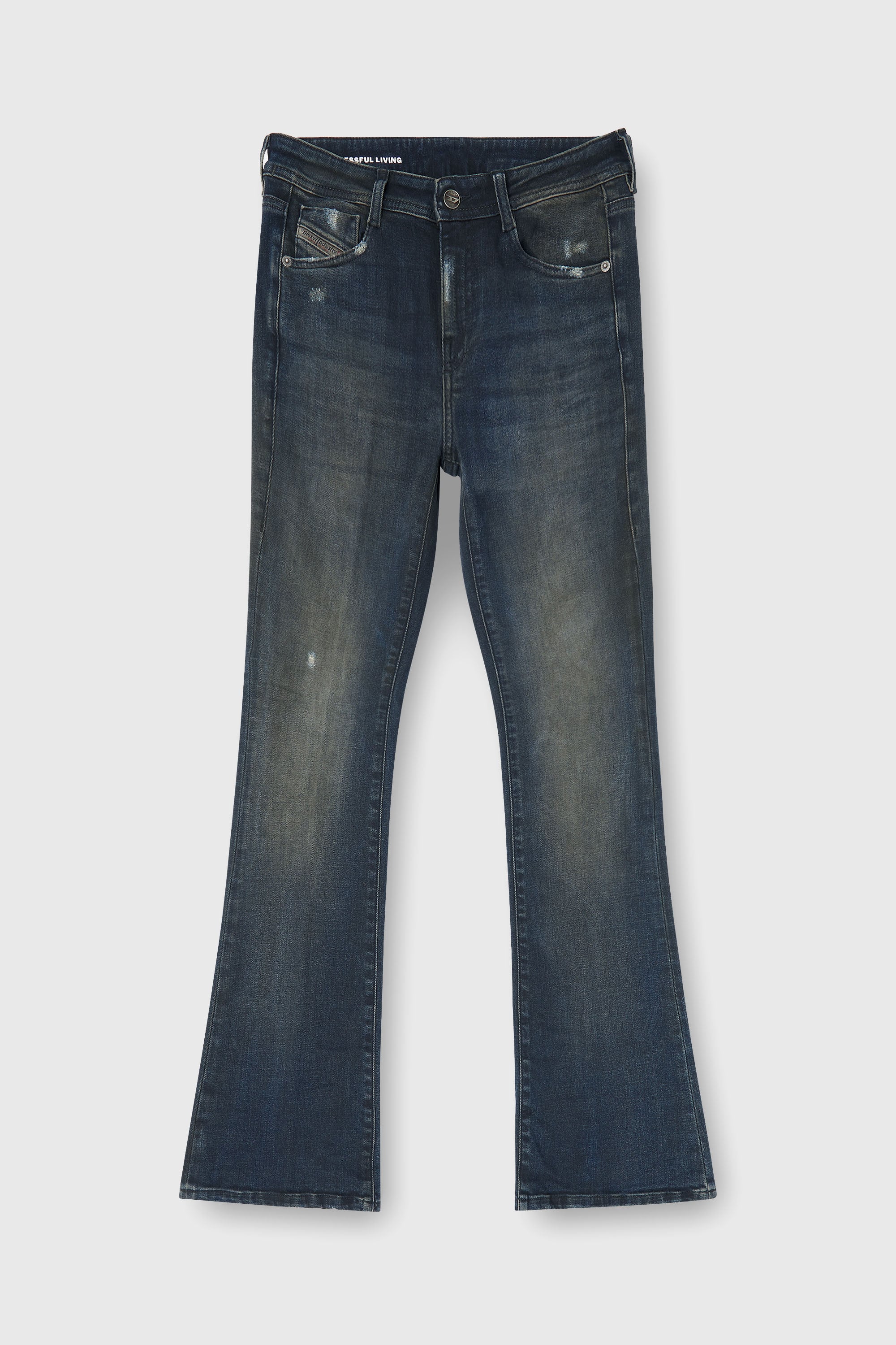 Diesel - Damen Bootcut Jeans 1969 D-Ebbey 09P69, Dunkelblau - 2