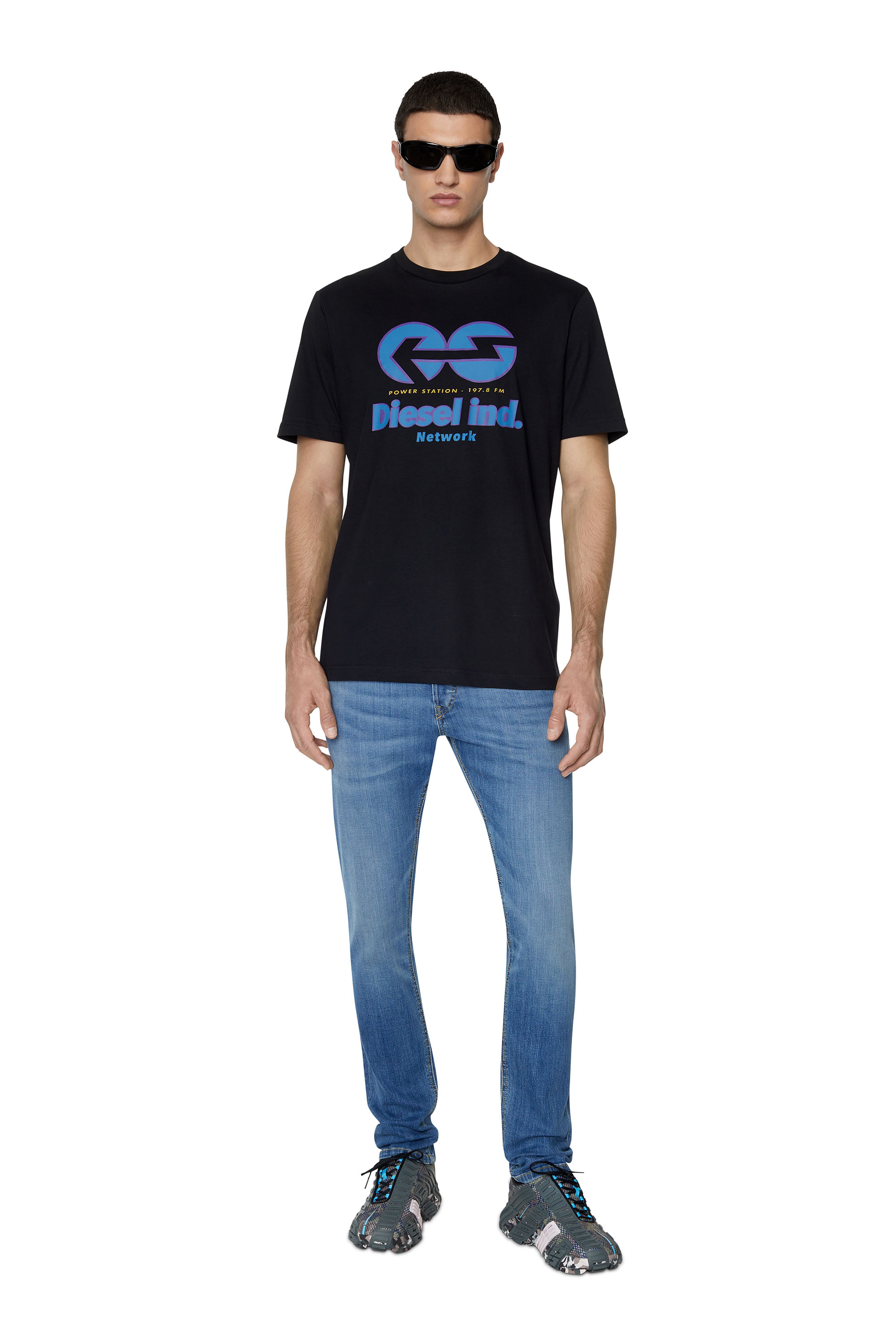 Diesel - D-Luster 0ELAV Slim Jeans, Mittelblau - Image 2