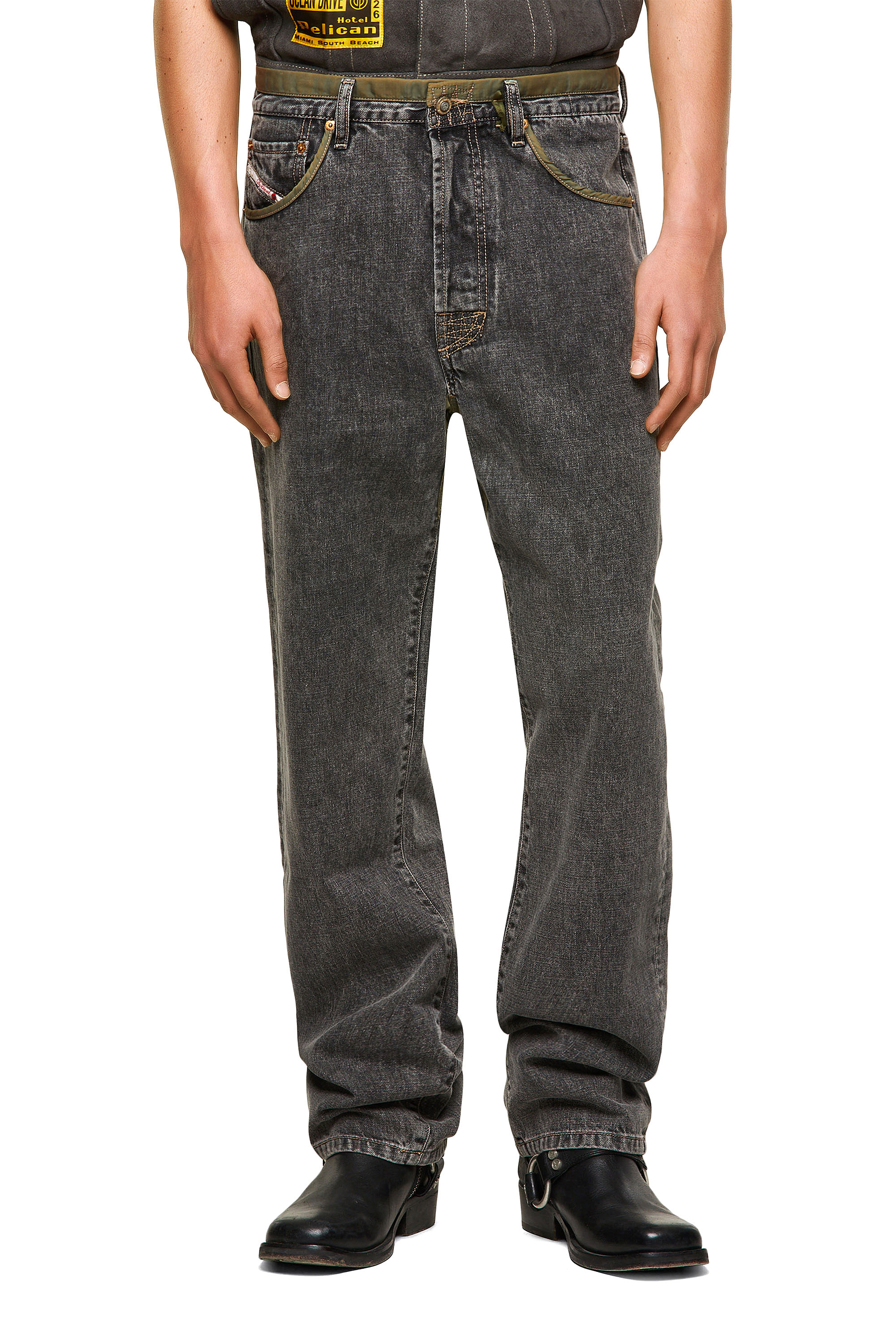DxD-P2 0CBBH, Schwarz/Dunkelgrau - Jeans