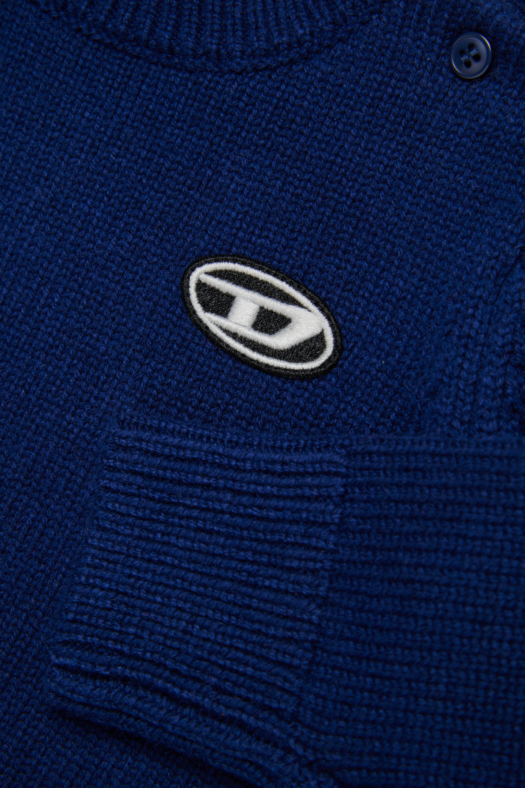 Diesel - KOLLYB, Unisex Pullover in Wollmischung in Blau - 4