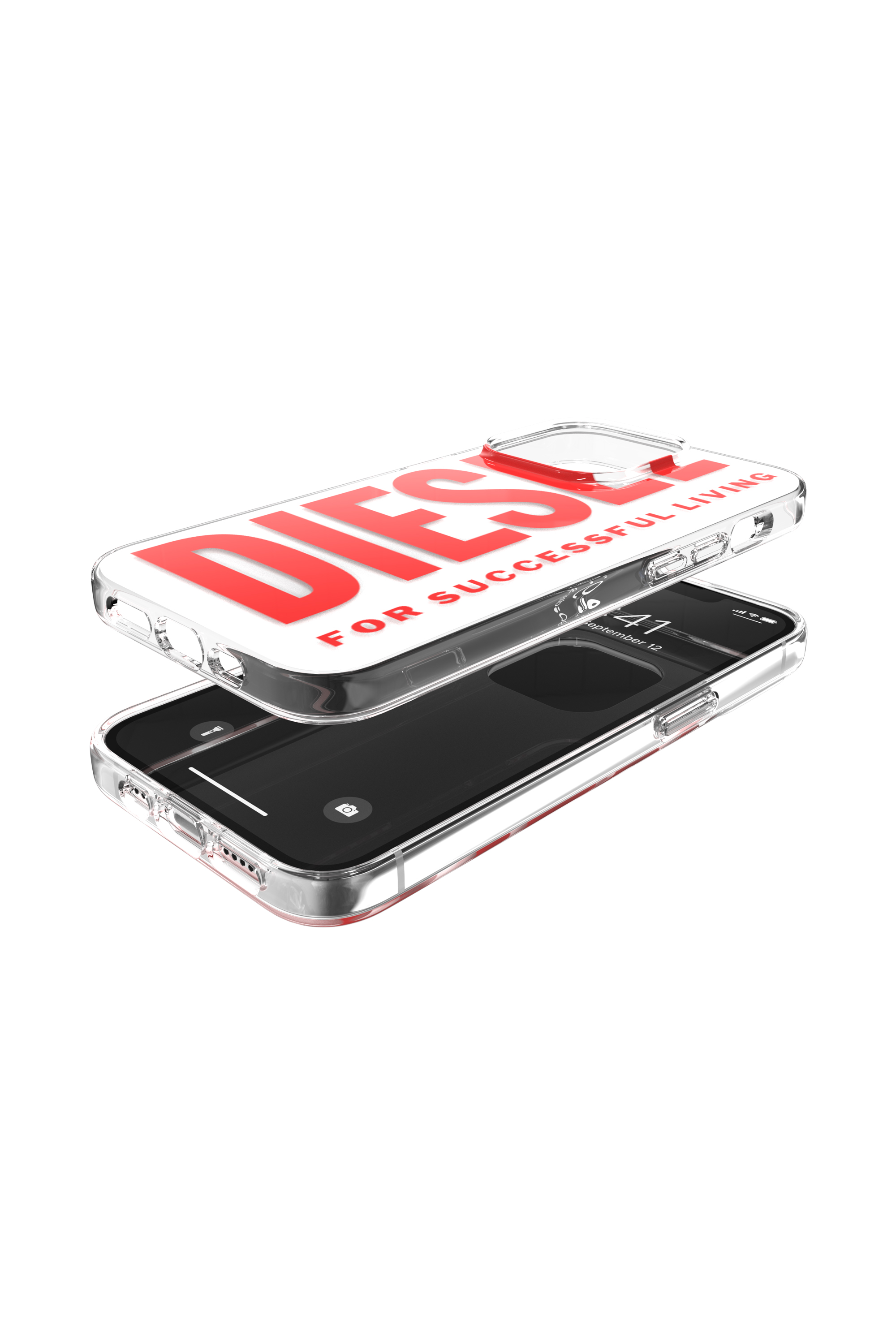 Diesel - 48299 STANDARDASE, Unisex TPU-case f&uuml;r iPhone 13 / 13 Pro in Rot - 3