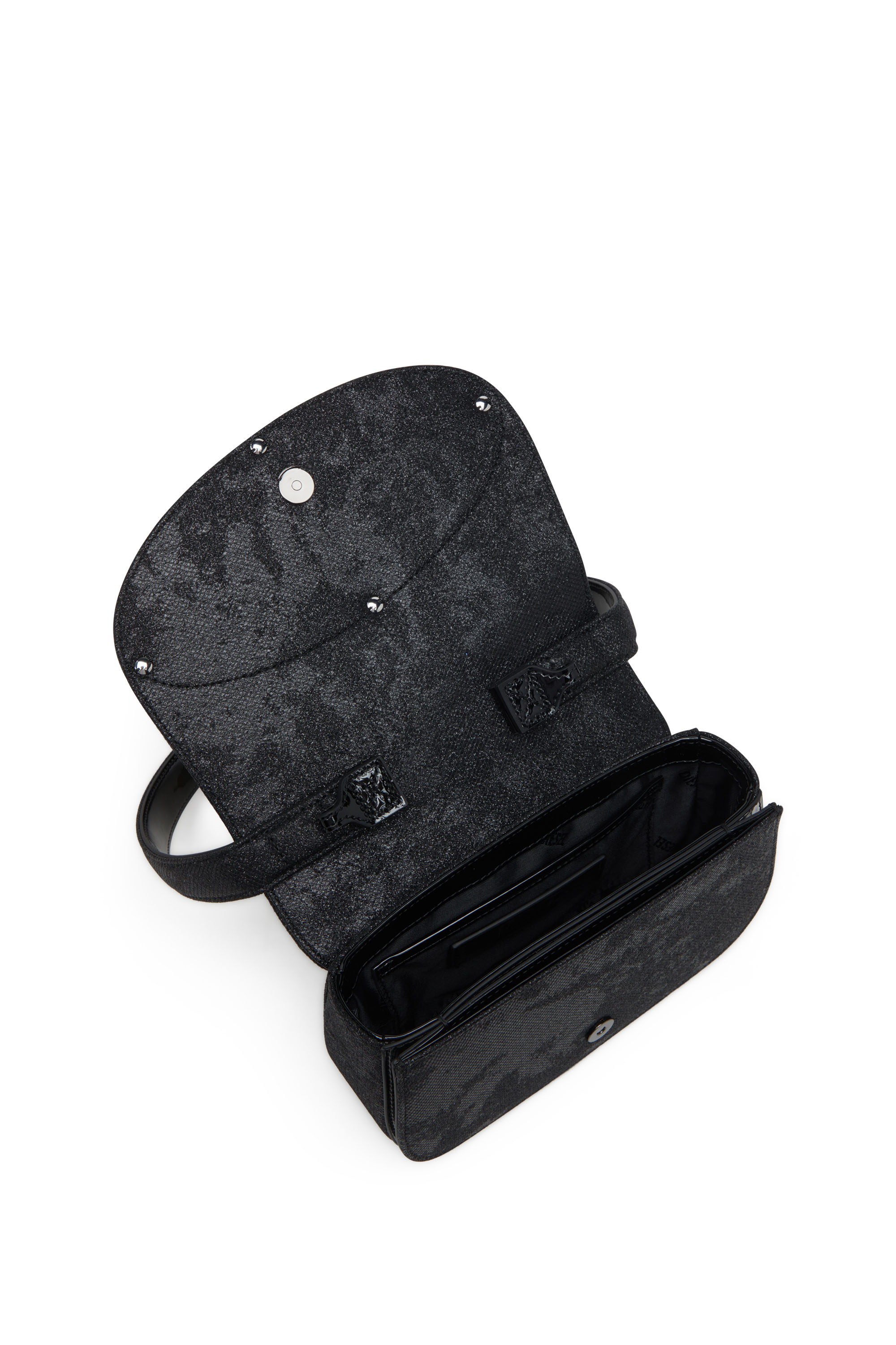 Diesel - 1DR, Damen 1DR-Ikonische 1DR-Tasche aus Glitter-Camo-Lurex in null - 4