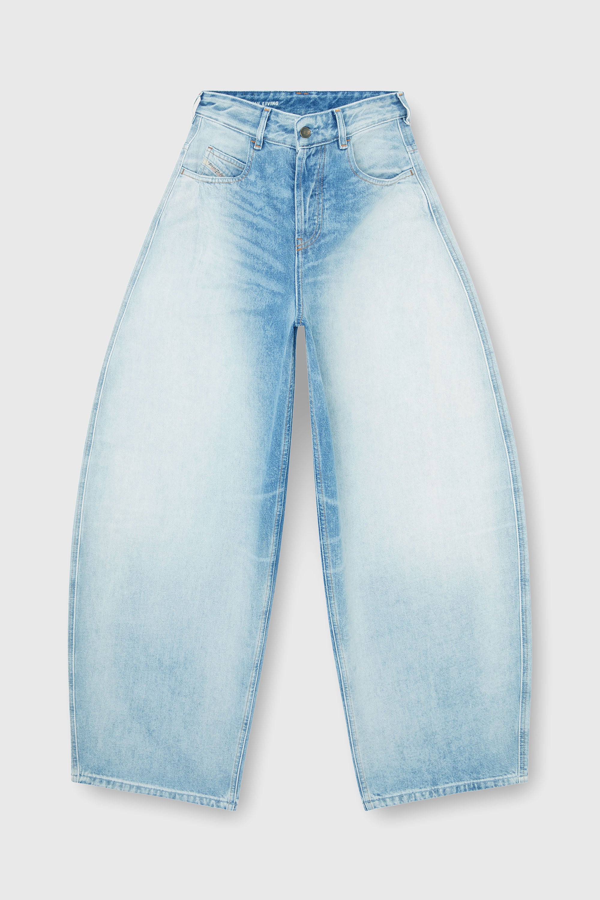 Diesel - Damen Relaxed Jeans 1987 D-Khelz 007EE, Hellblau - 2