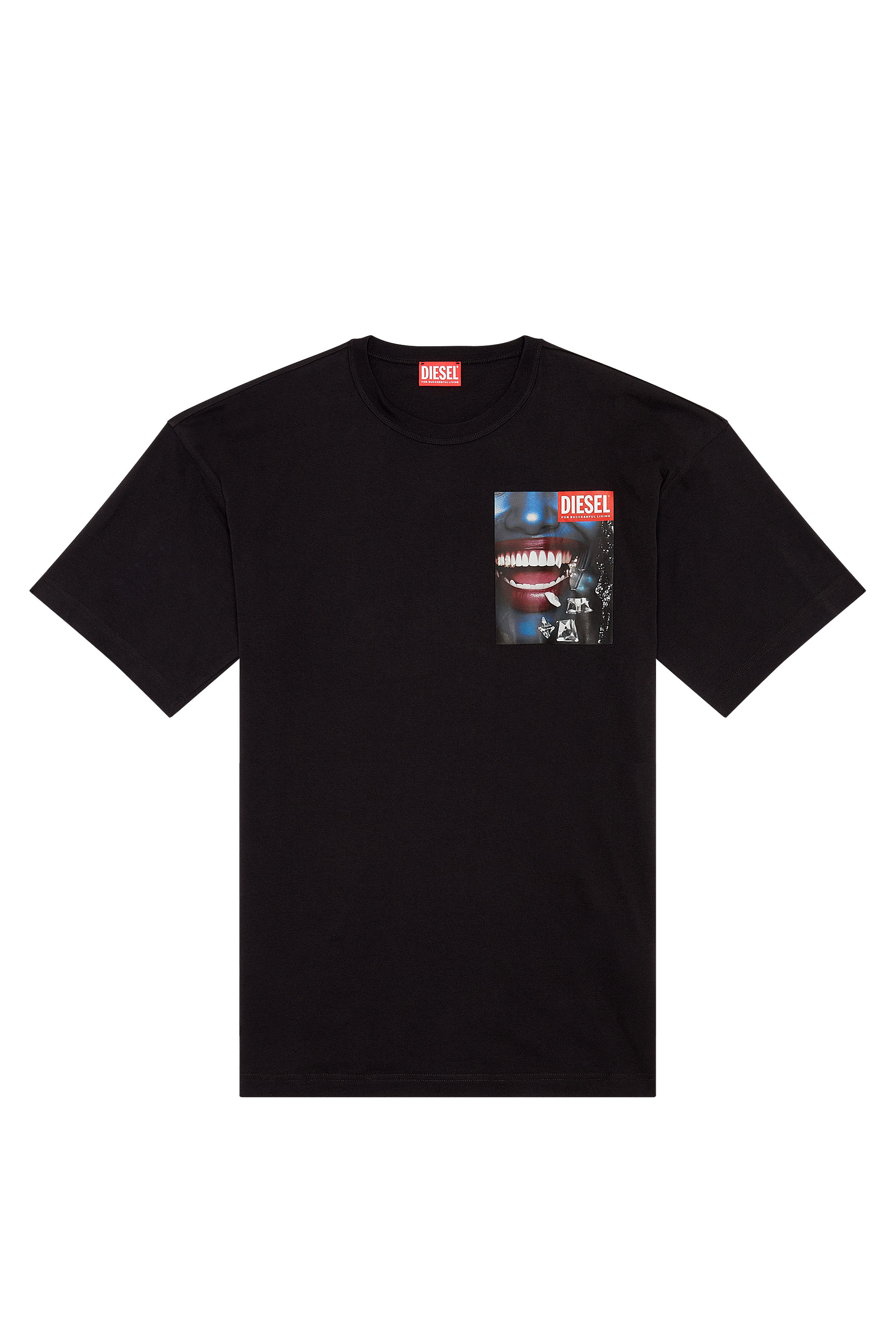 Diesel - T-NABEL-FACE, Schwarz - Image 5