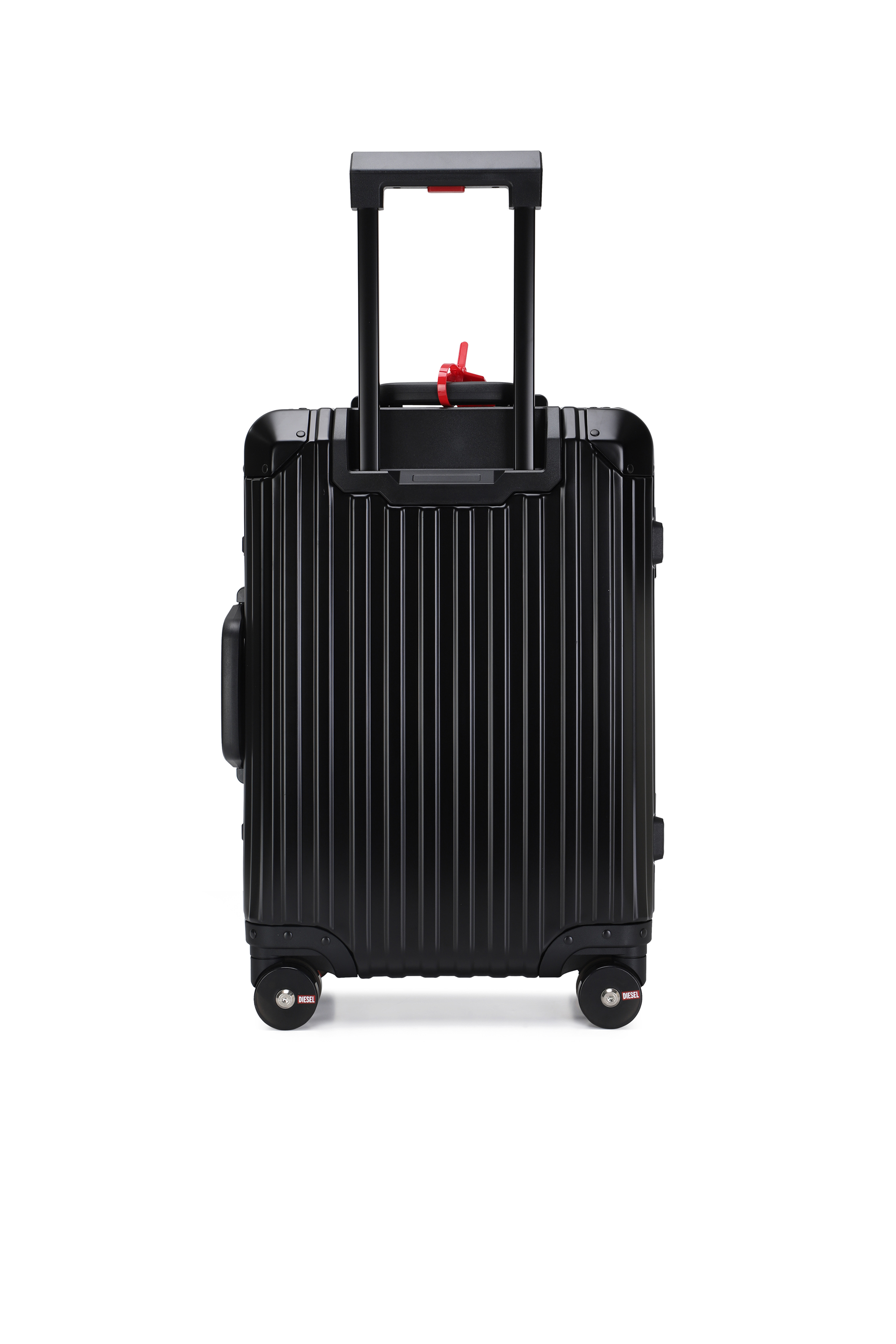 Diesel - DIESEL ALUMINUM TROLLEY- DSL002, Unisex Koffer aus Aluminium Gr&ouml;&szlig;e S in Schwarz - 2