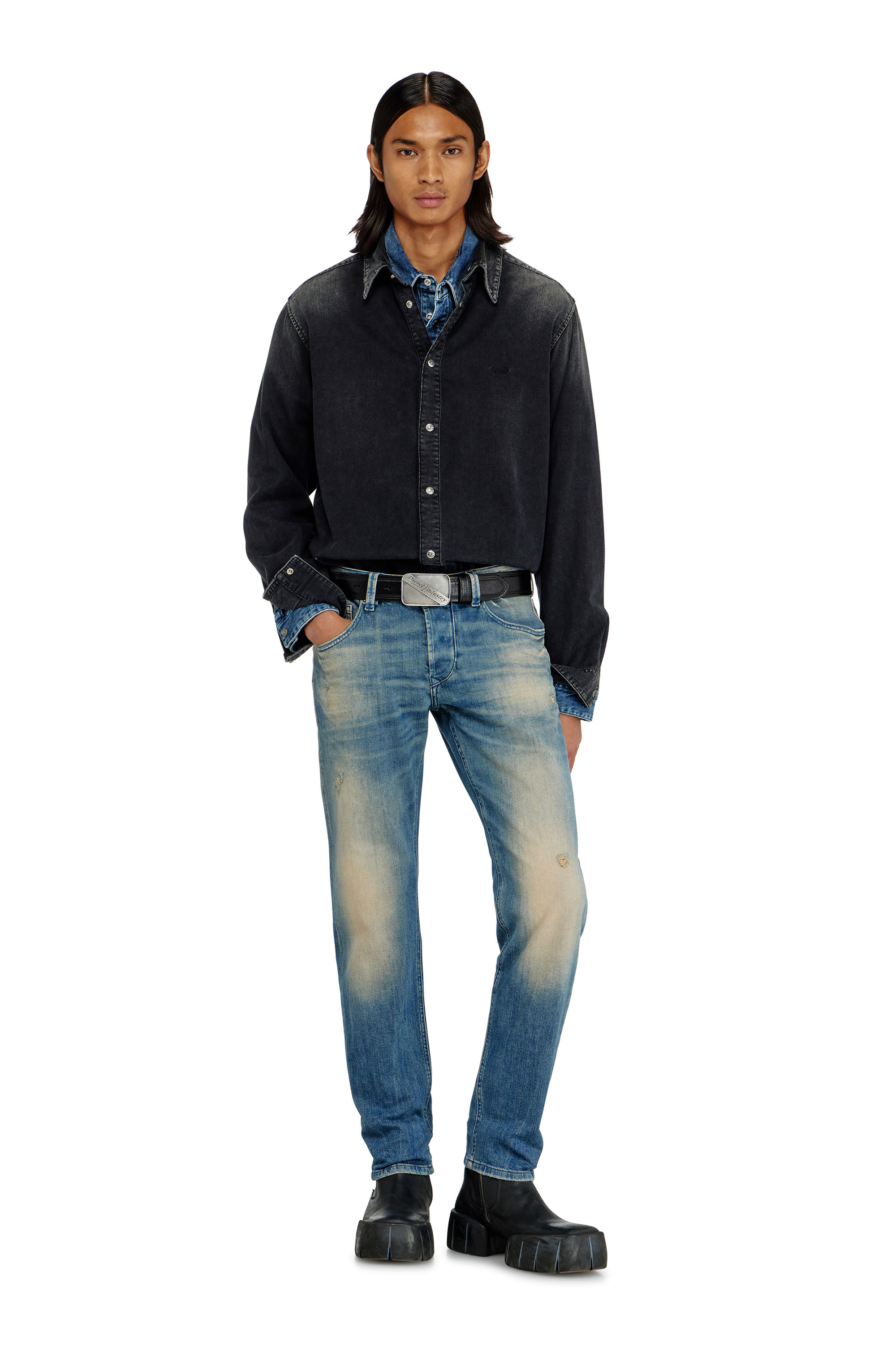 Diesel - Herren Regular 2030 D-Krooley Joggjeans&reg; 068XU, Dunkelblau - 2