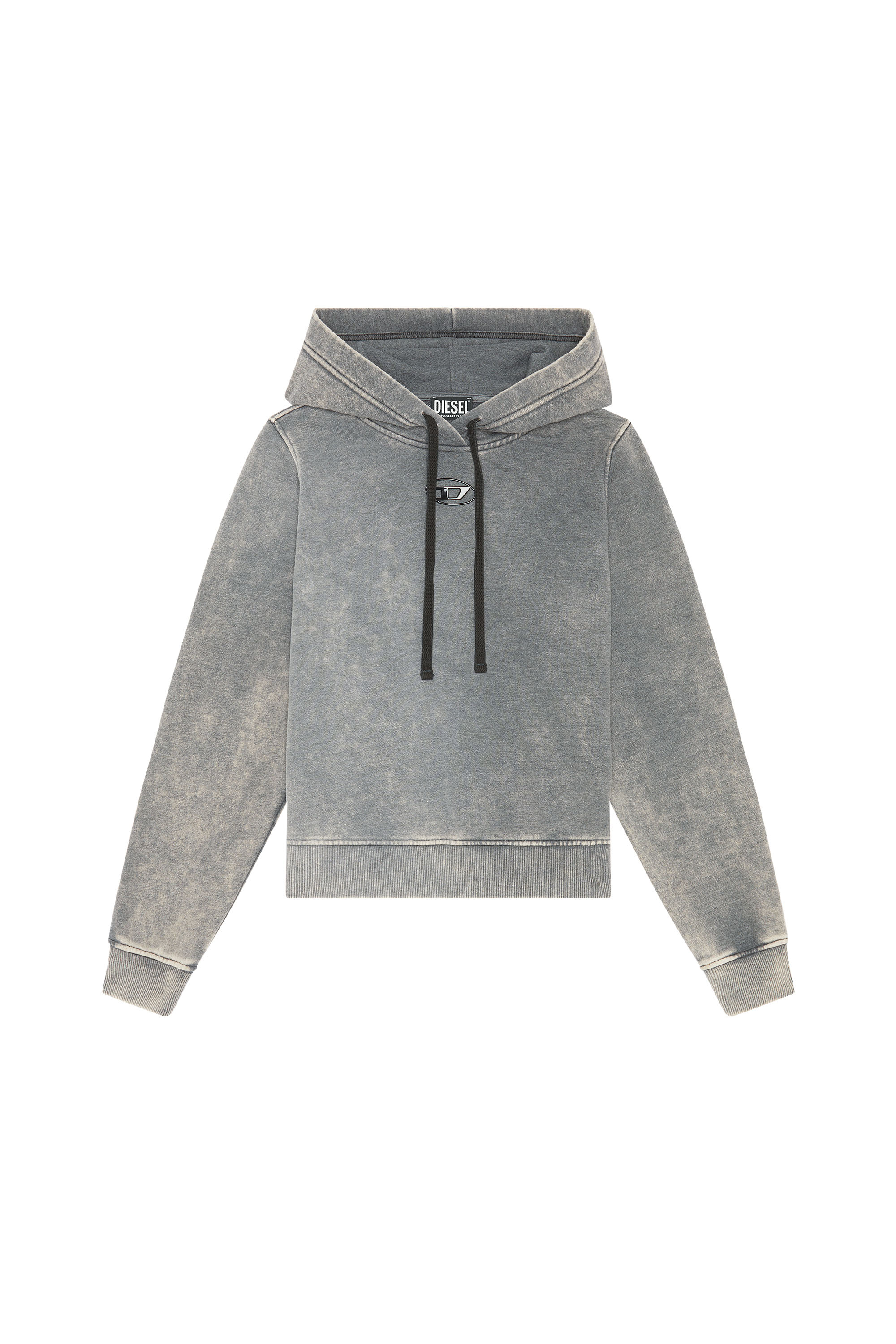 Diesel - F-REGGY-HOOD-G2, Dunkelgrau - Image 3
