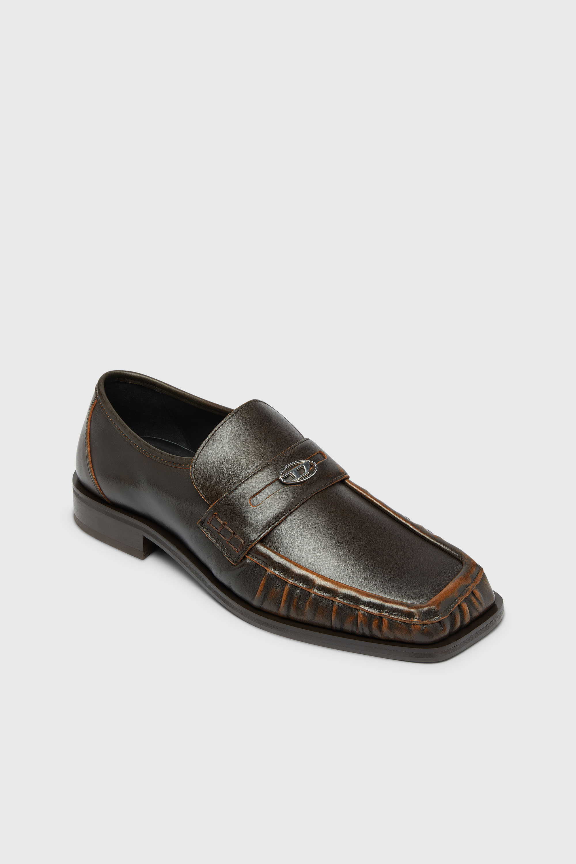 Diesel - D-AMBER LOAFER, Herren D-Amber - Penny-Loafer aus Leder in Braun - 6