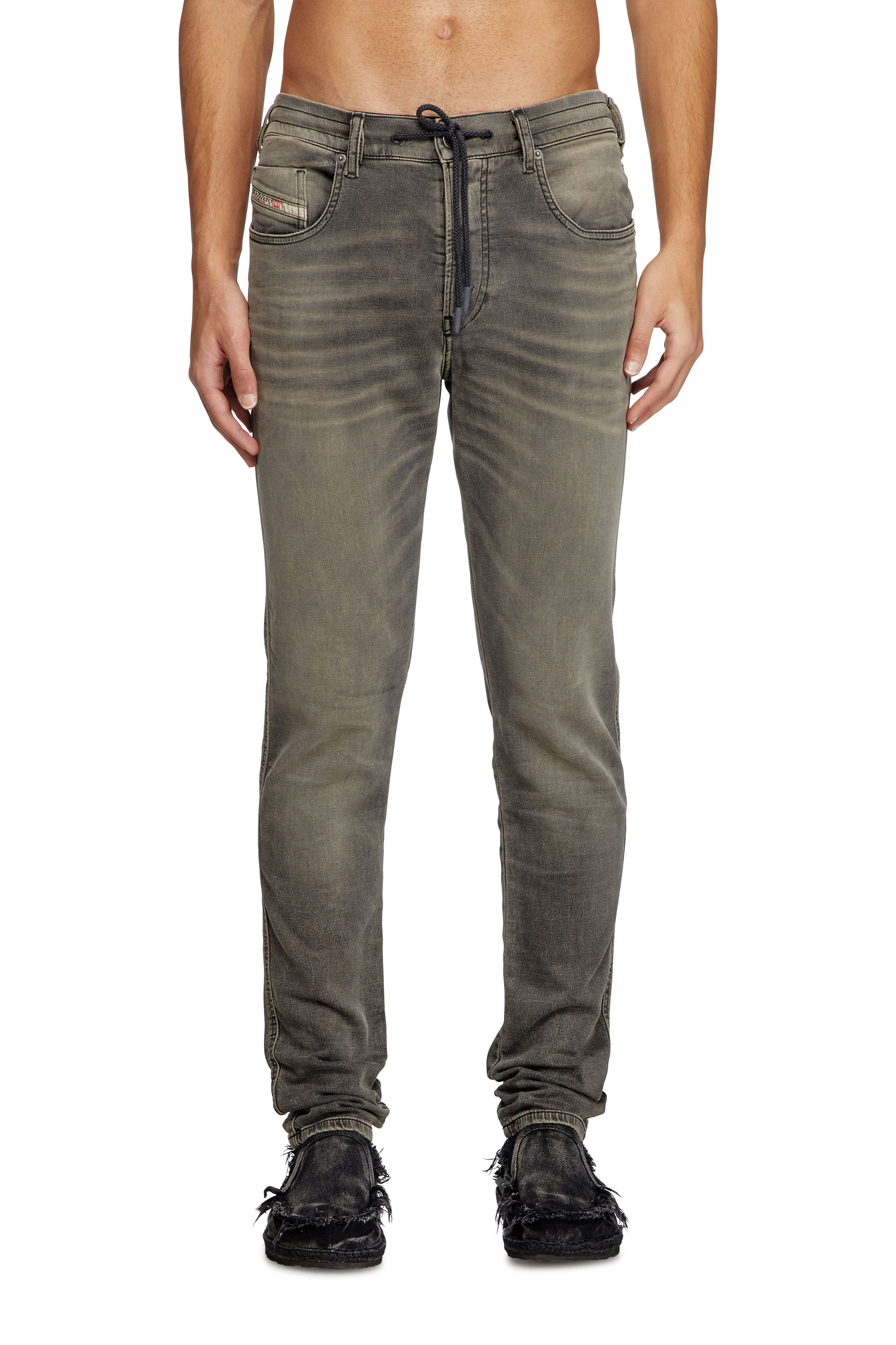 Diesel - Herren Slim 2060 D-Strukt Joggjeans® 068PD, Hellgrau - 2