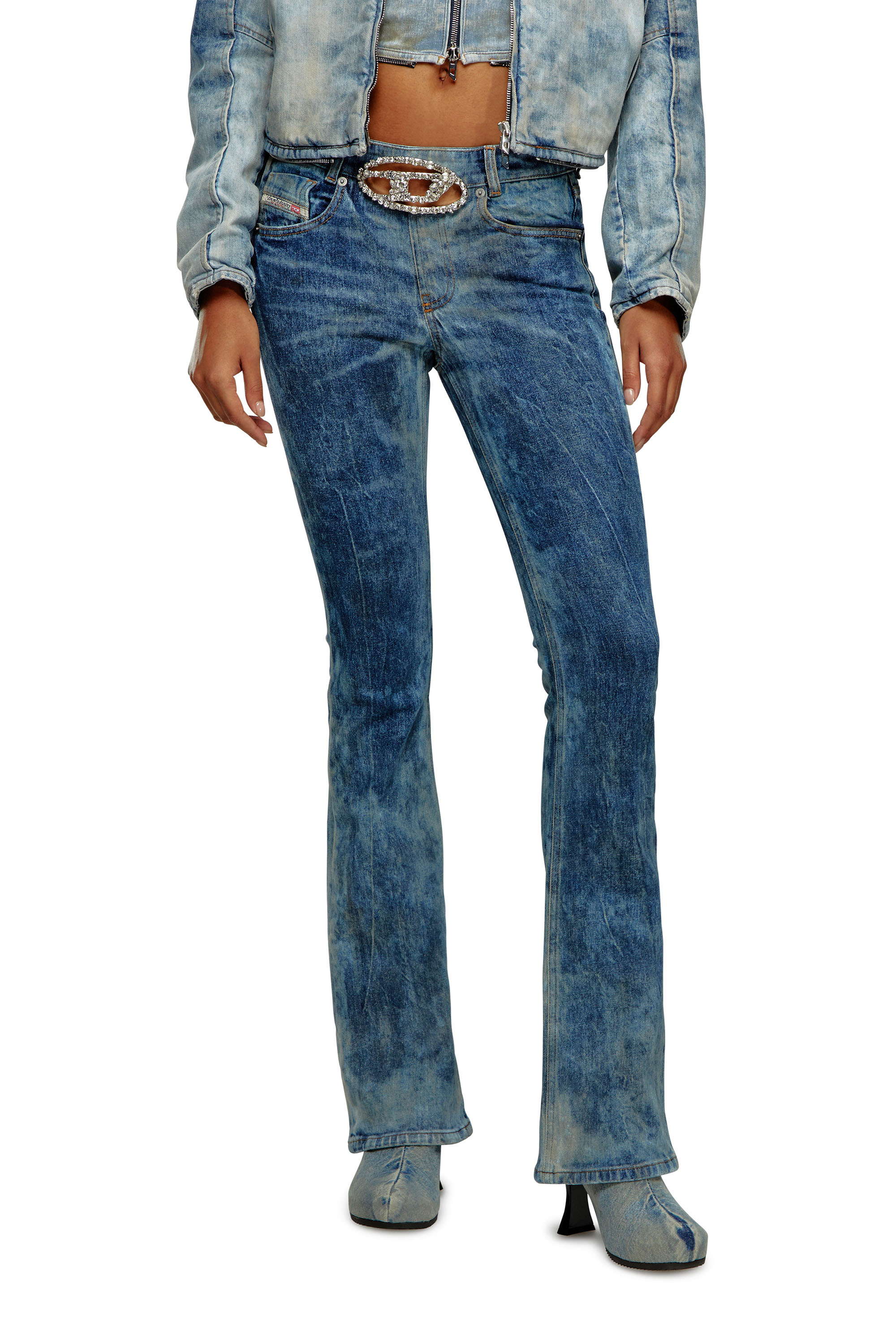 Diesel - Bootcut and Flare Jeans 1969 D-Ebbey 0PGAL, Dark Blue - Image 2