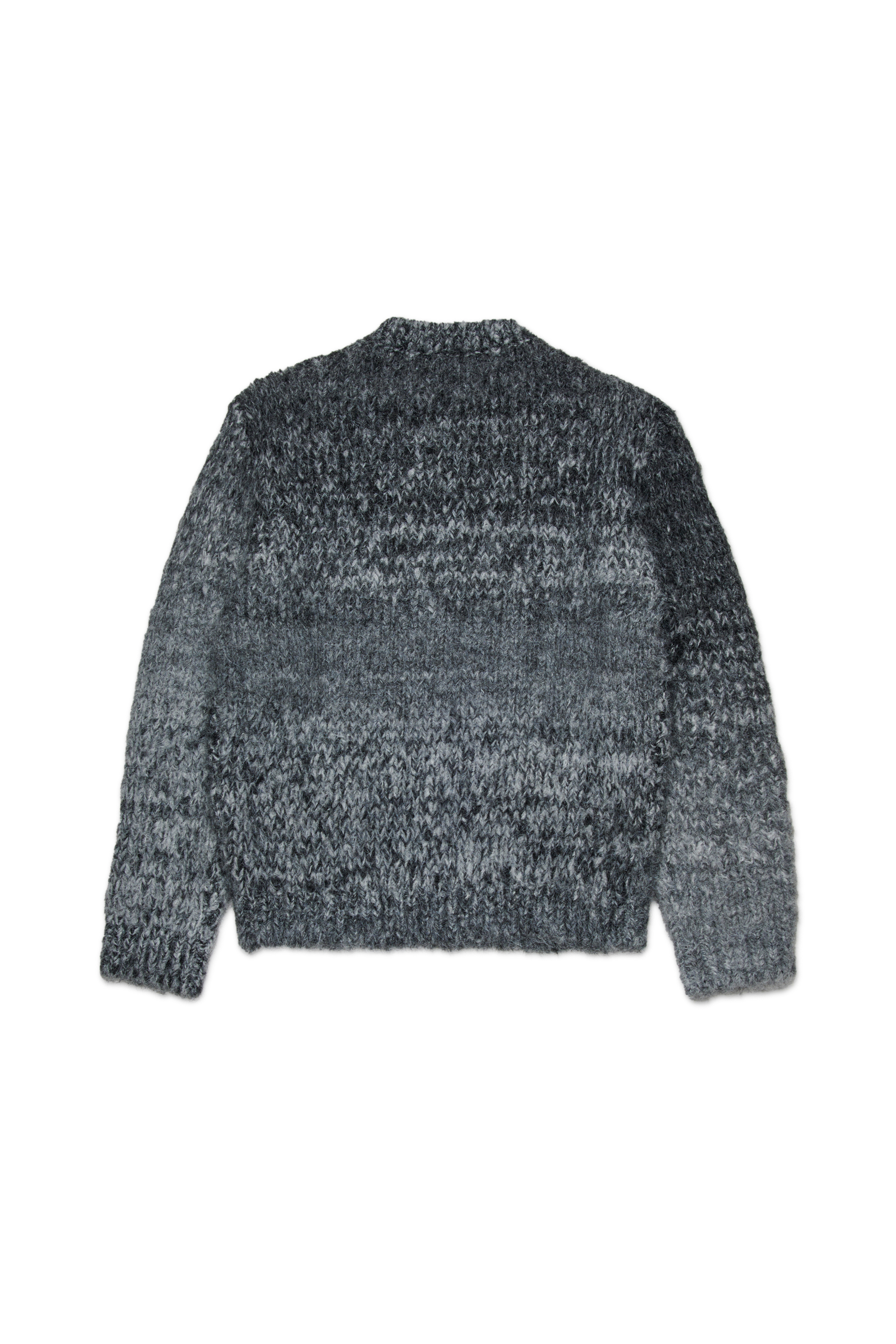 Diesel - KRASTA OVER, Unisex Bouclé-Wollpullover in Schwarz - 2