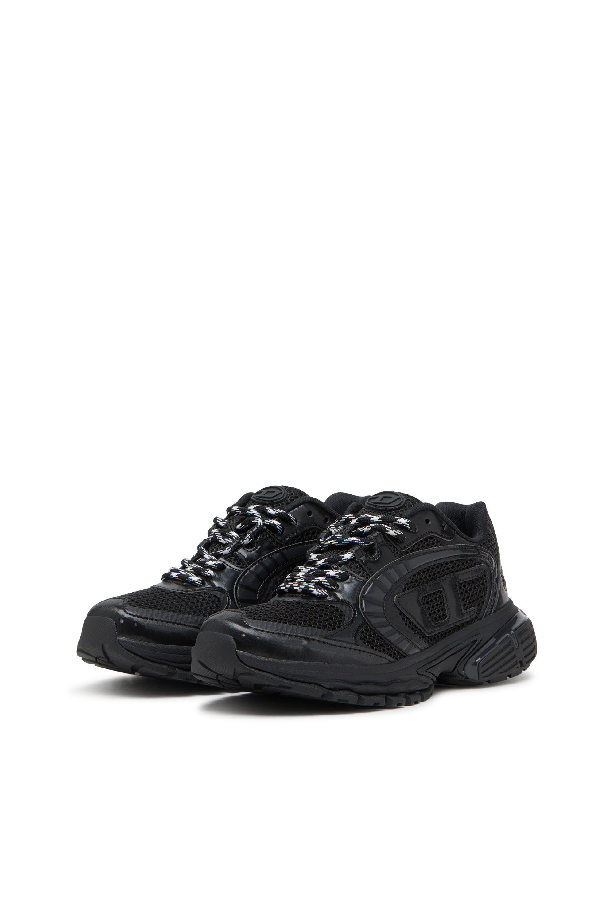 Diesel - S-PRO-V-DENSE LOW, Herren S-Pro-V-Dense-Sneakers aus Mesh mit Oval D-Logo in Schwarz - 9