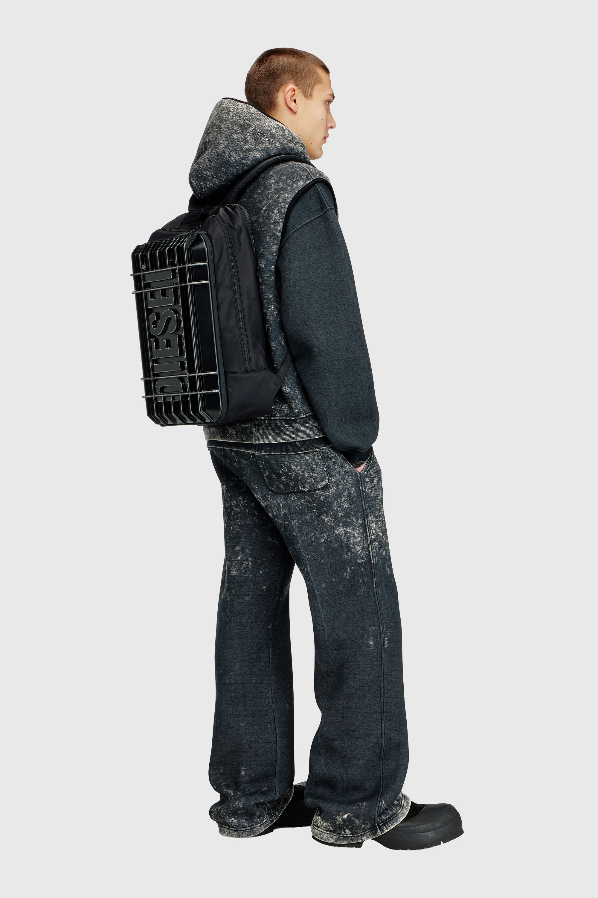 Diesel - DIESEL PC STRONG IMAGE BACKPACK- DSB005, Unisex Robuster Reiserucksack in Schwarz - 2