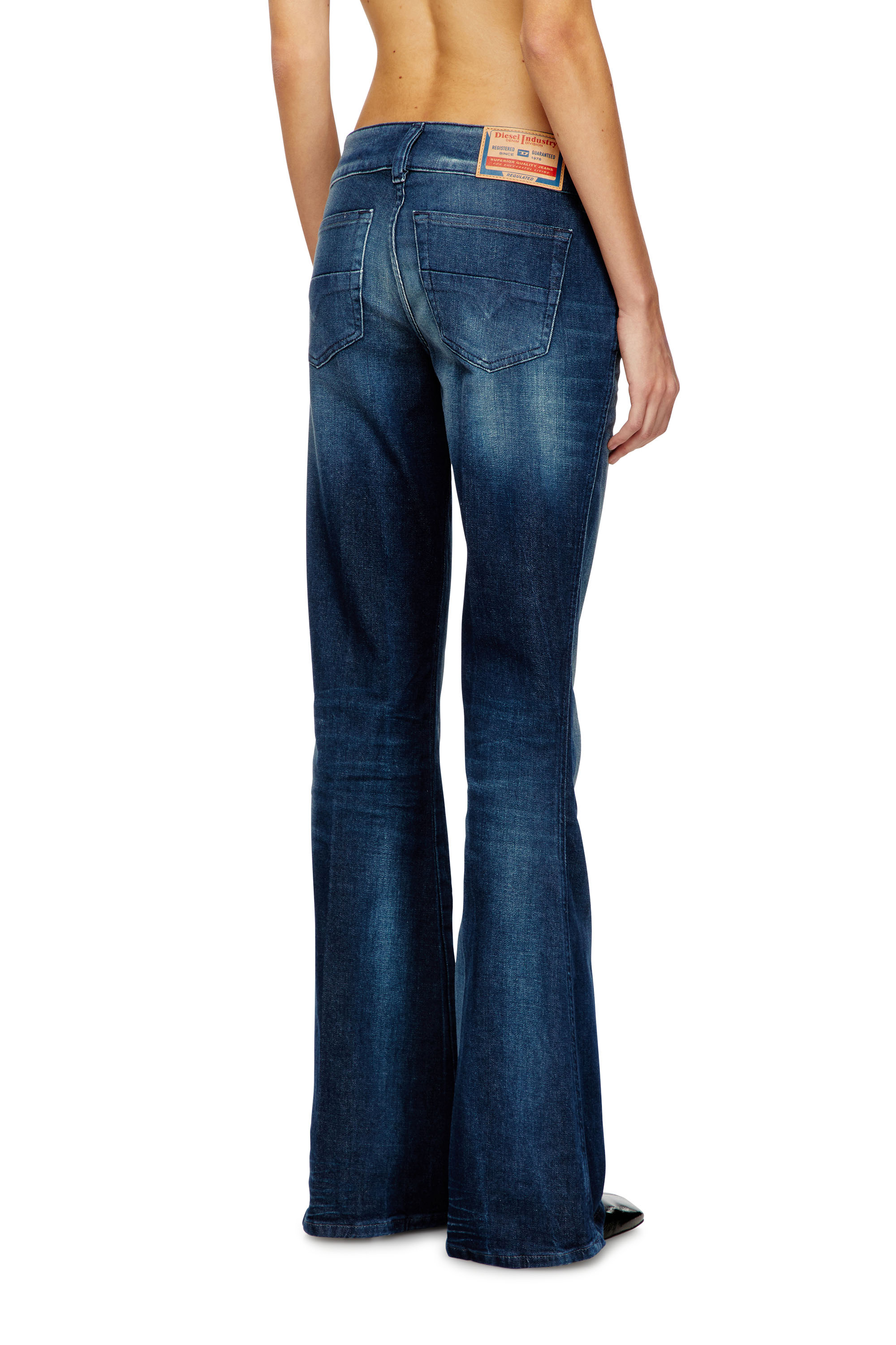 Diesel - Damen Bootcut Jeans D-Hush 0ADBQ, Blau - 4