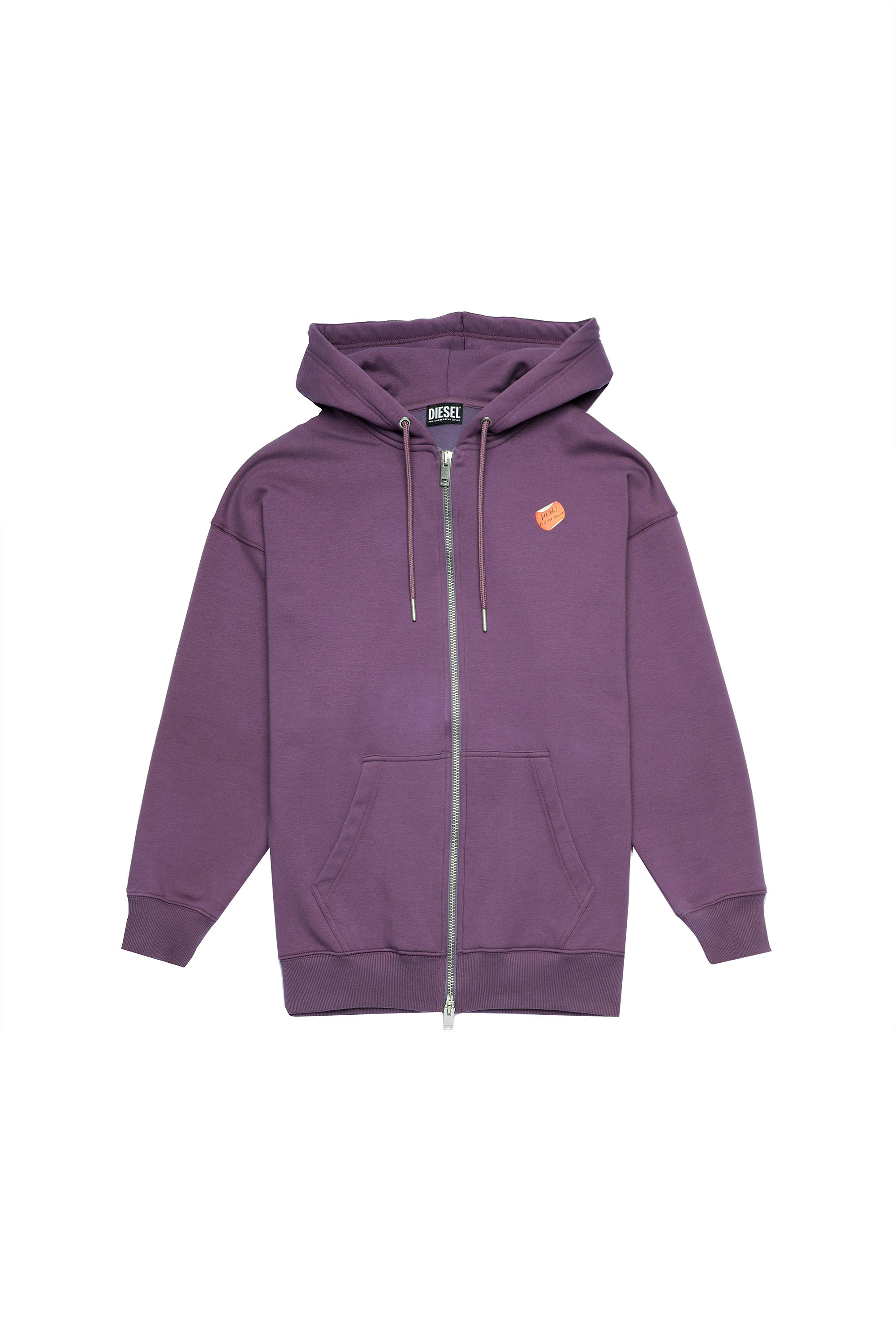 F-GULLY-HOOD-ZIP, Dunkelviolett - Sweatshirts