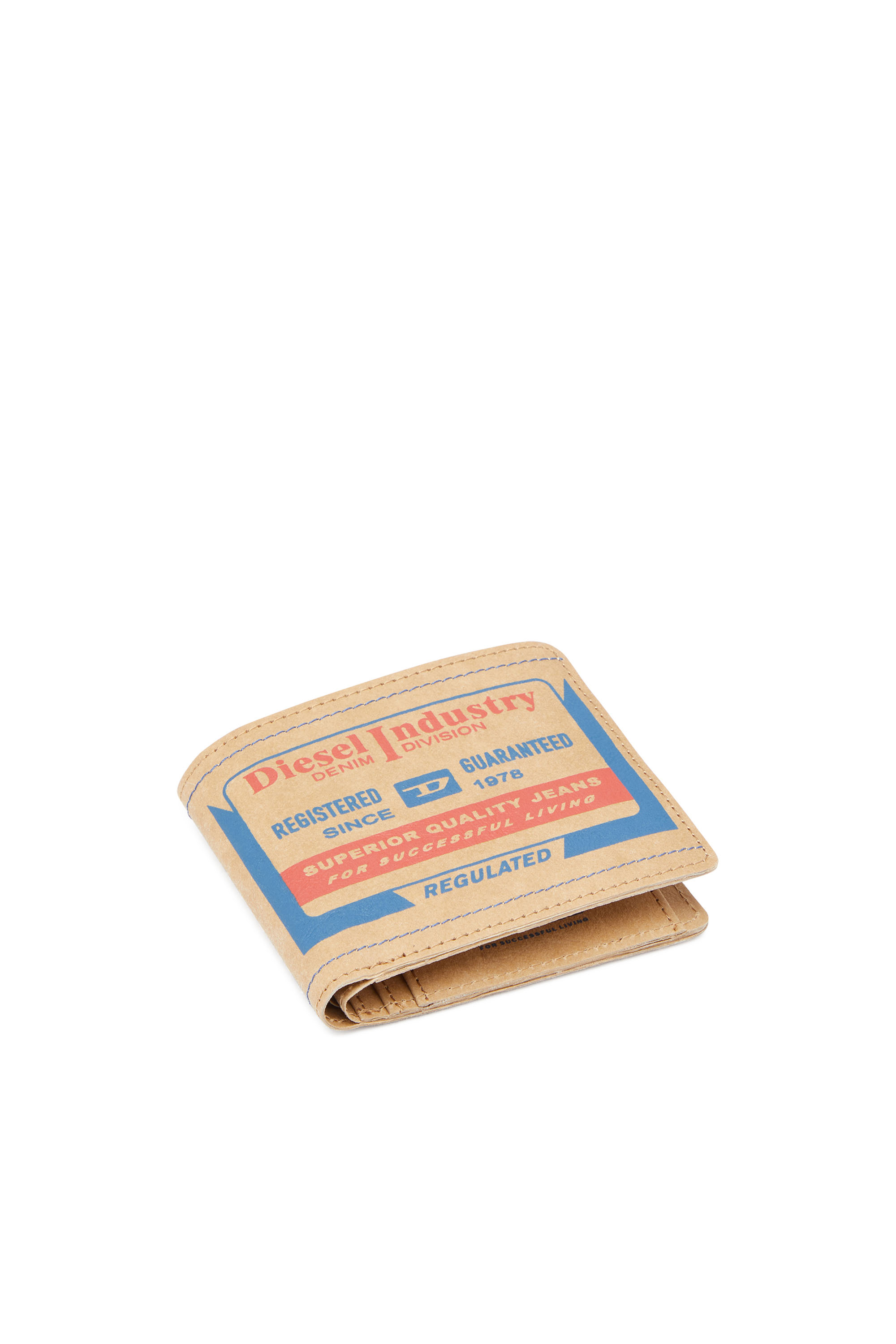 Diesel - BI-FOLD COIN S, Beige/Blau - Image 4