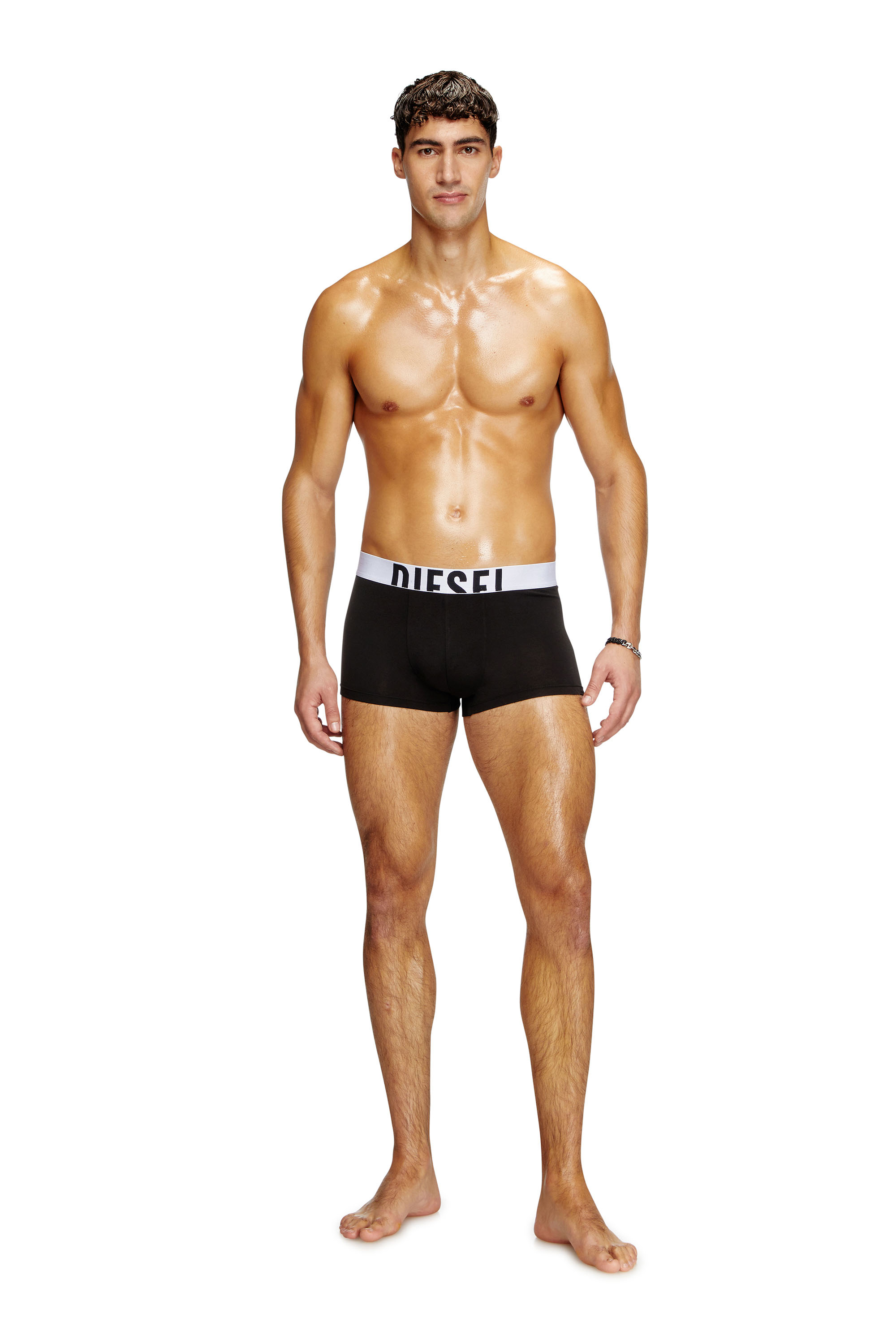 Diesel - DAMIEN-D-POP-40, Herren Retropants mit Acid Rain-Print in Schwarz/Weiss - 2
