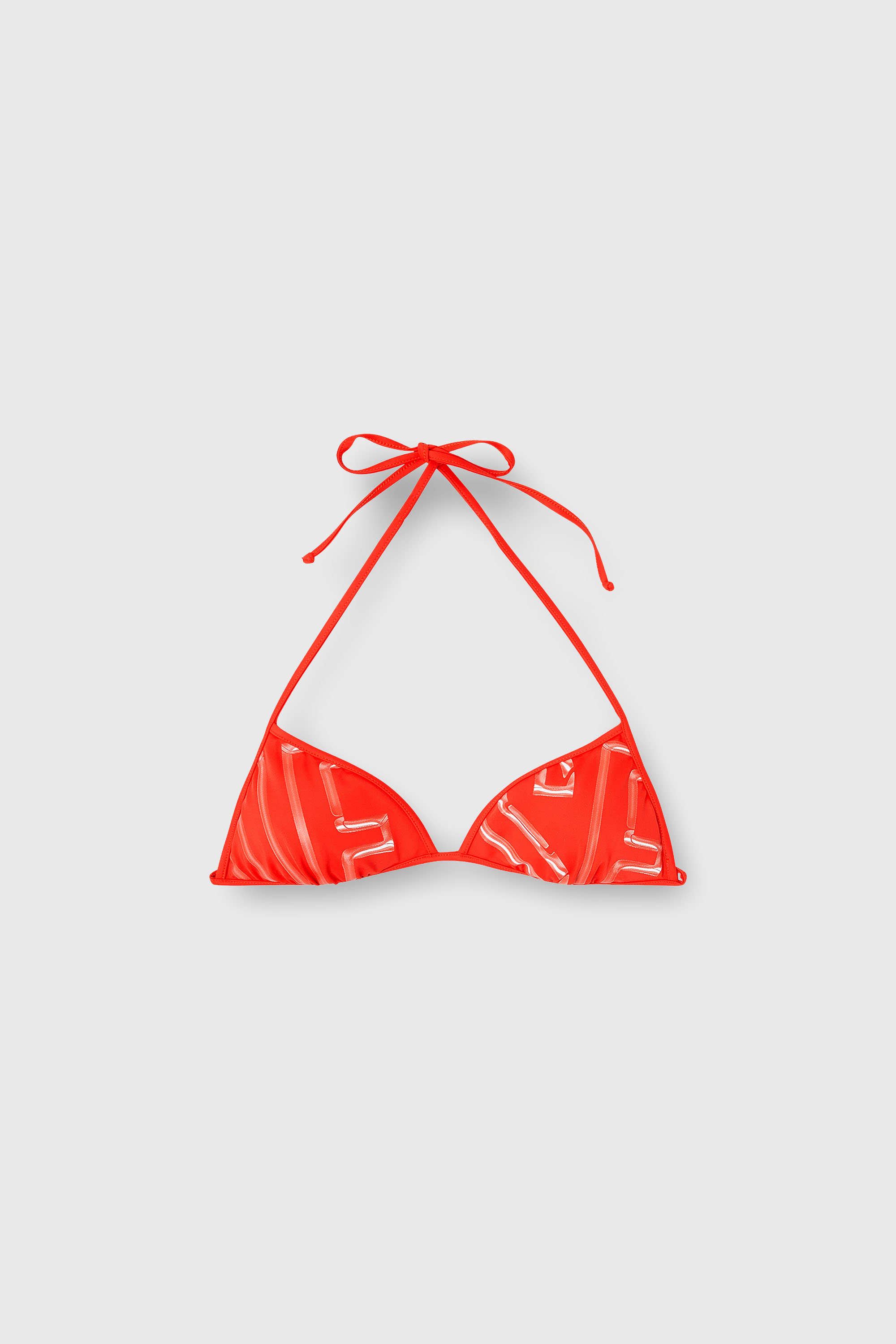 Diesel - KATE-D-CORE, Damen Bikinioberteil mit Grafikprint in Rot - 2