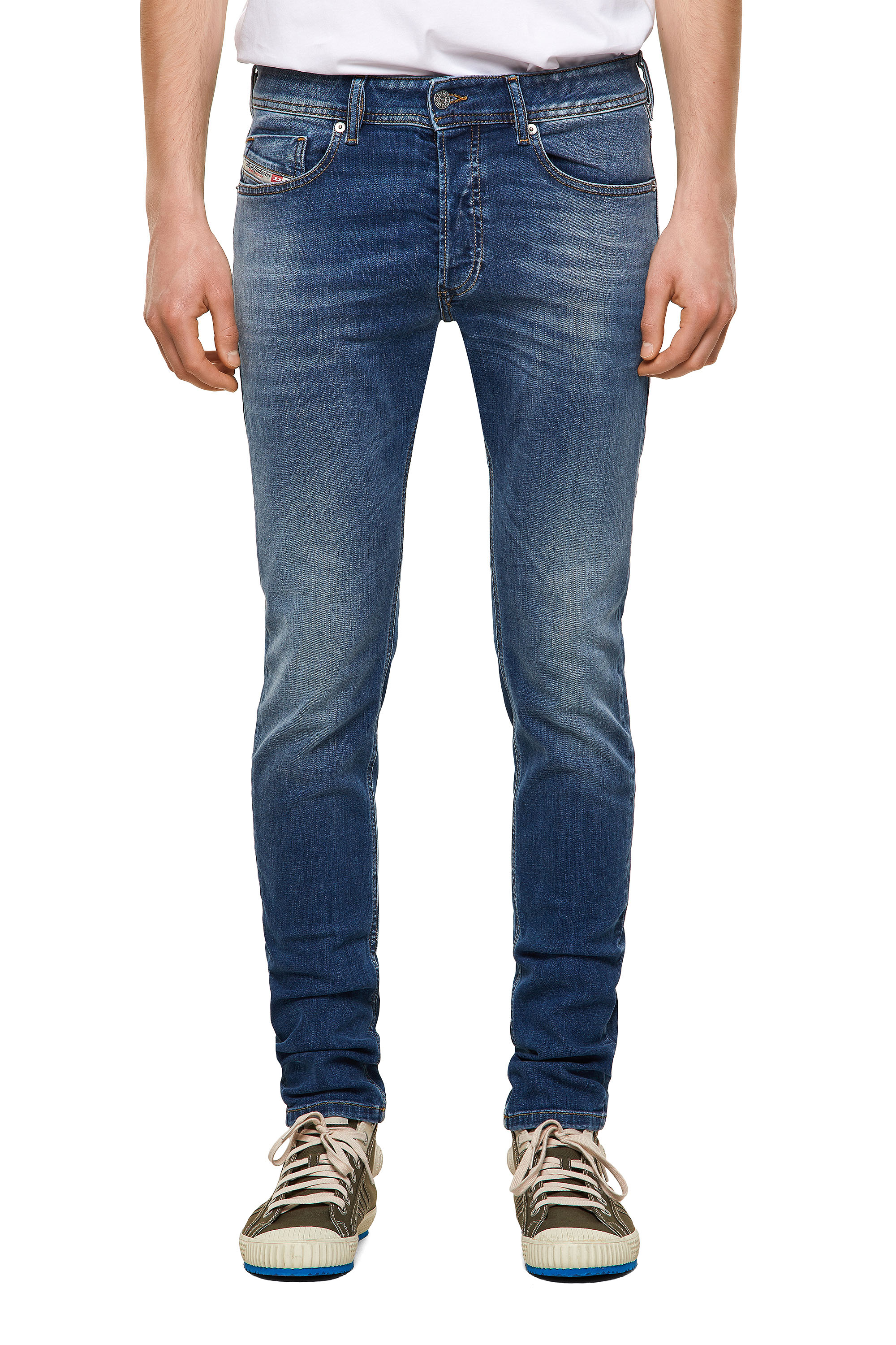 Sleenker 09A60, Mittelblau - Jeans