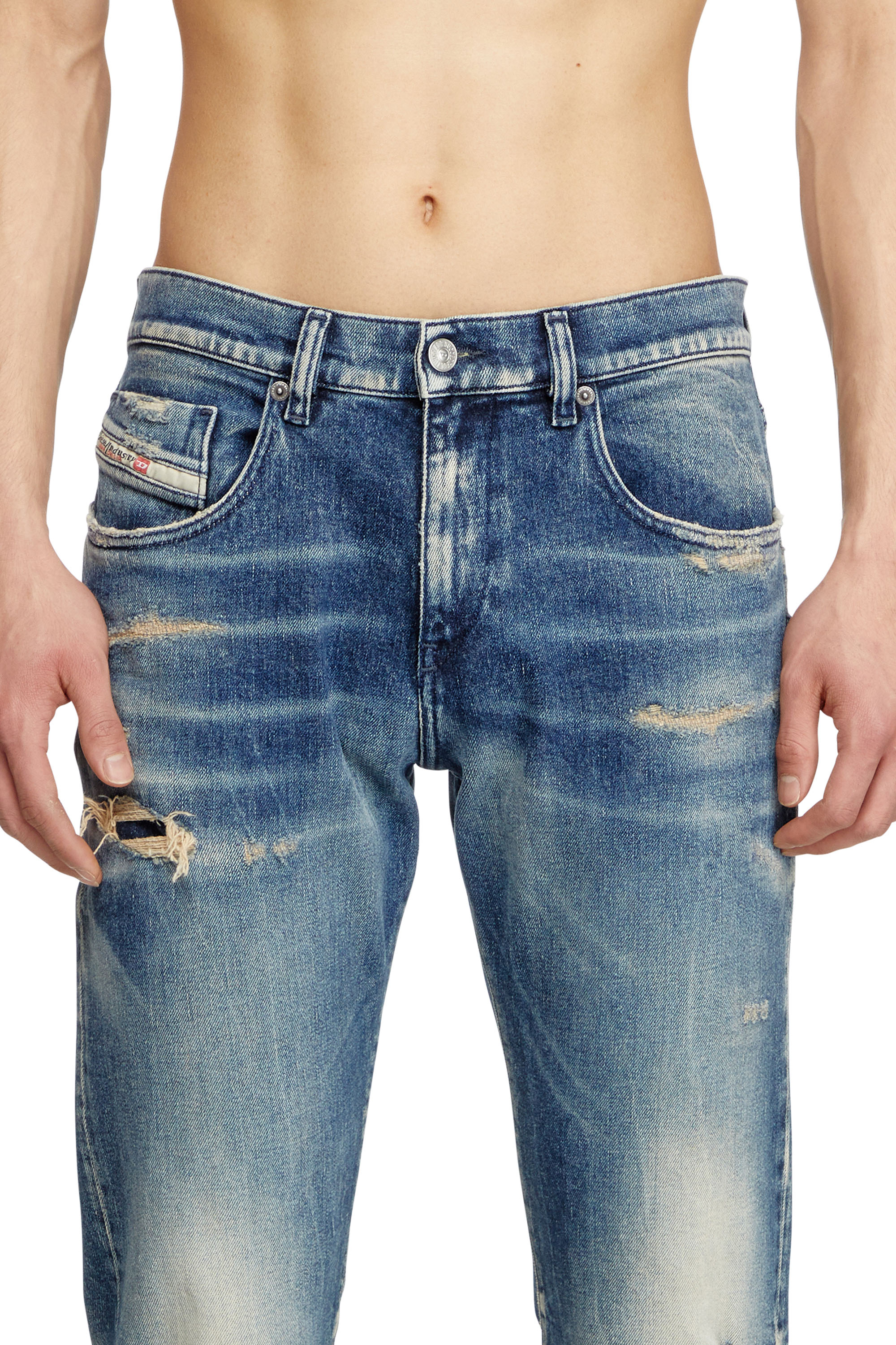 Diesel - Herren Slim Jeans 2019 D-Strukt 007Y6, Dunkelblau - 5