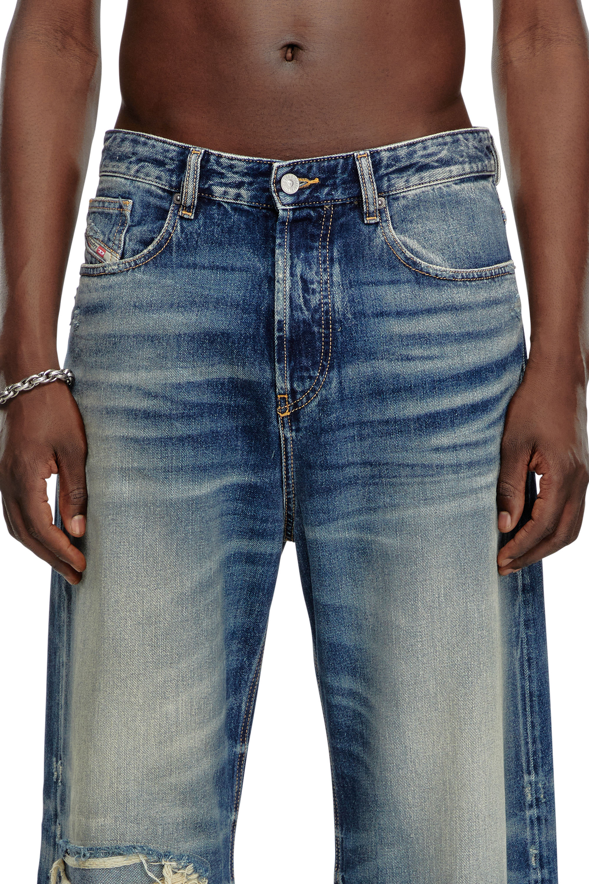 Diesel - Herren Relaxed Jeans D-Rise 09J95, Dunkelblau - 5