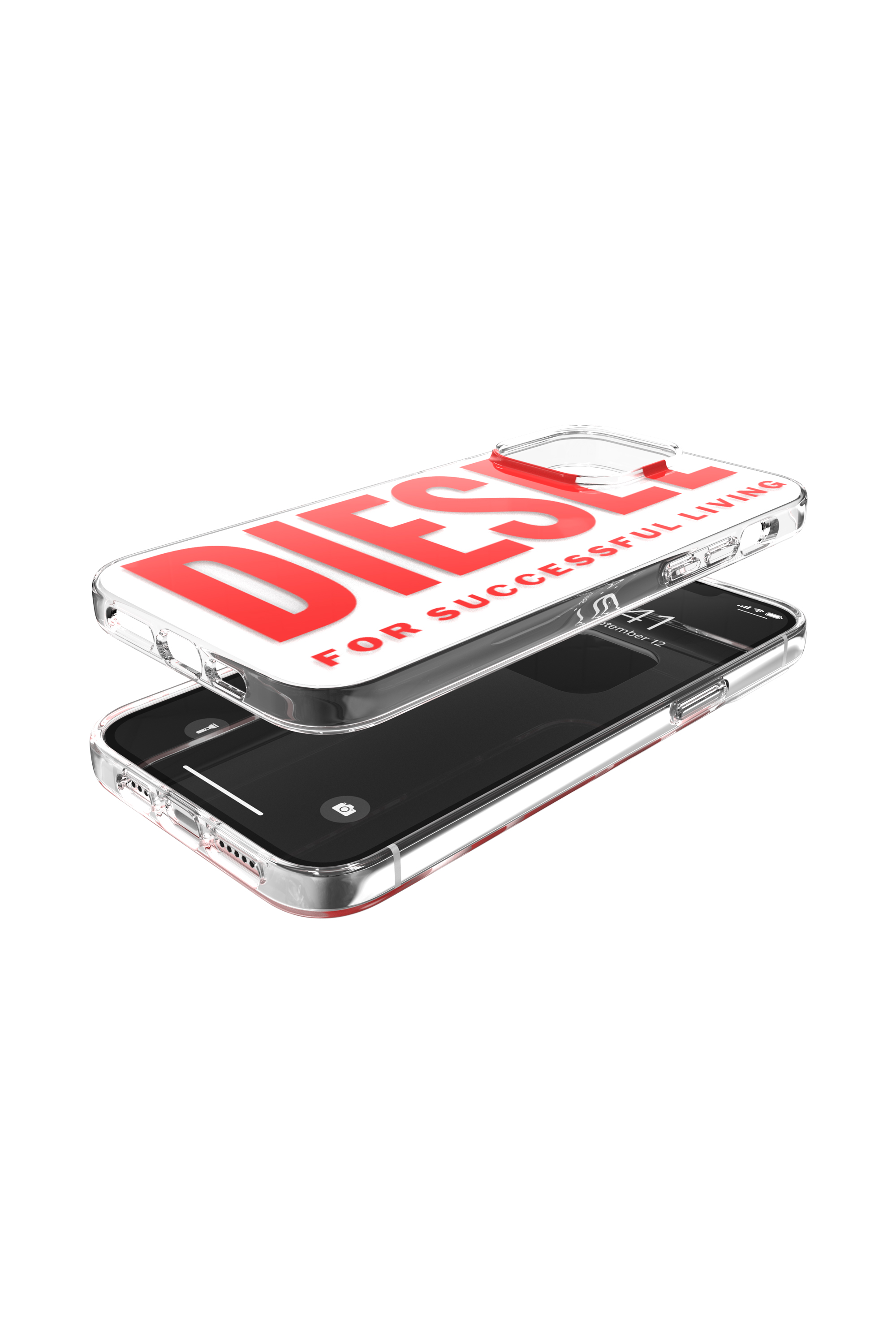 Diesel - 48300 STANDARDASE, Unisex TPU-case f&uuml;r iPhone 13 Pro Max in Rot - 3