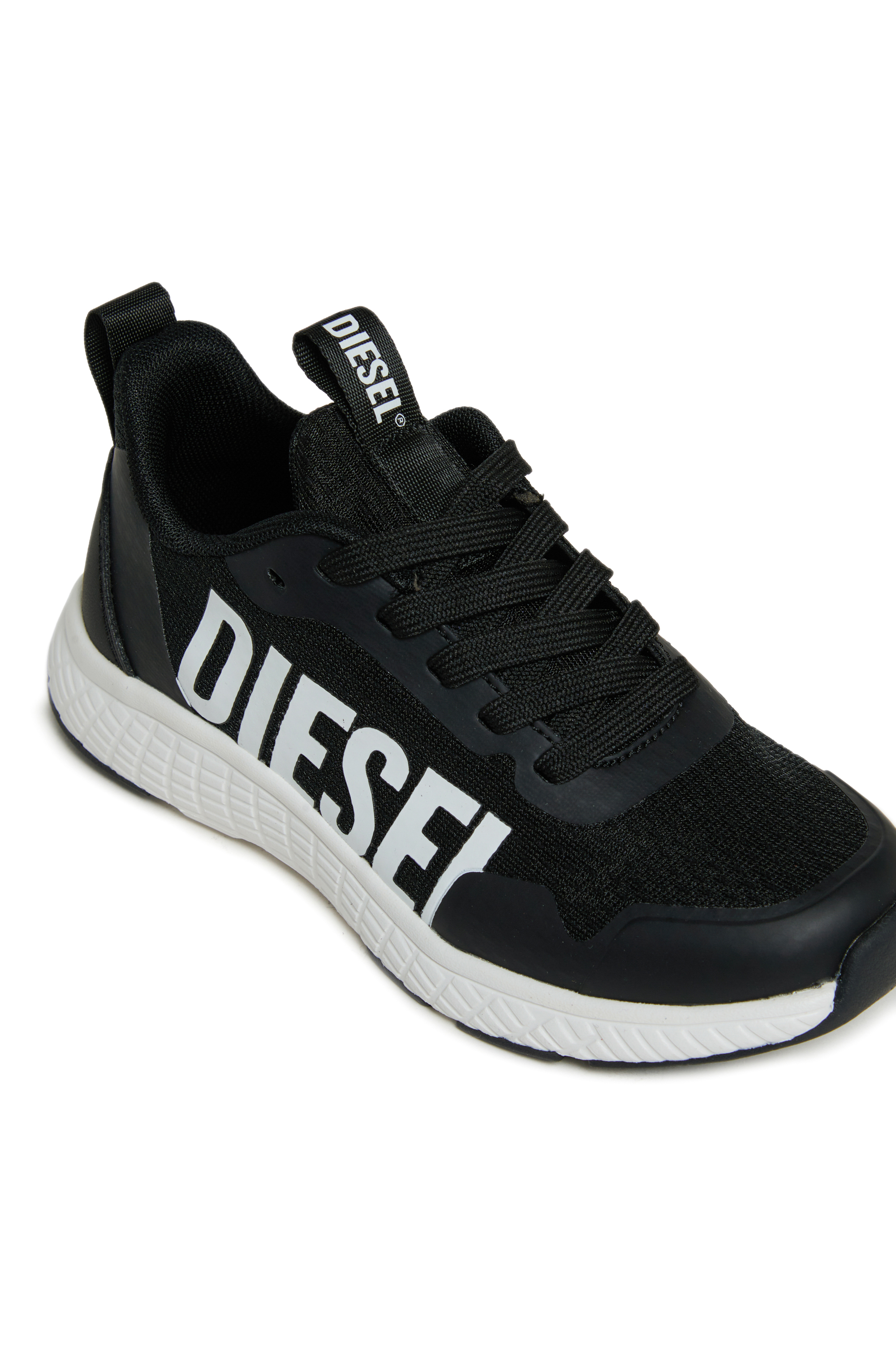 Diesel - S-RUNCOUT, Unisex S-Runcout - Sneakers mit maxi Diesel Logo in Schwarz - 4