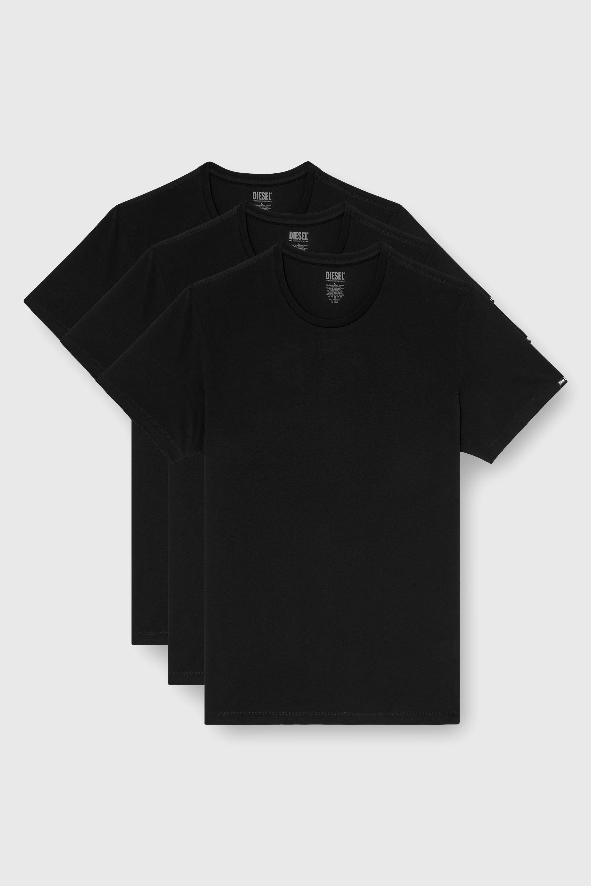 Diesel - RANDAL-D-CORE-3PACK, Herren Set aus 3 T-Shirts aus Baumwolle in Schwarz - 2