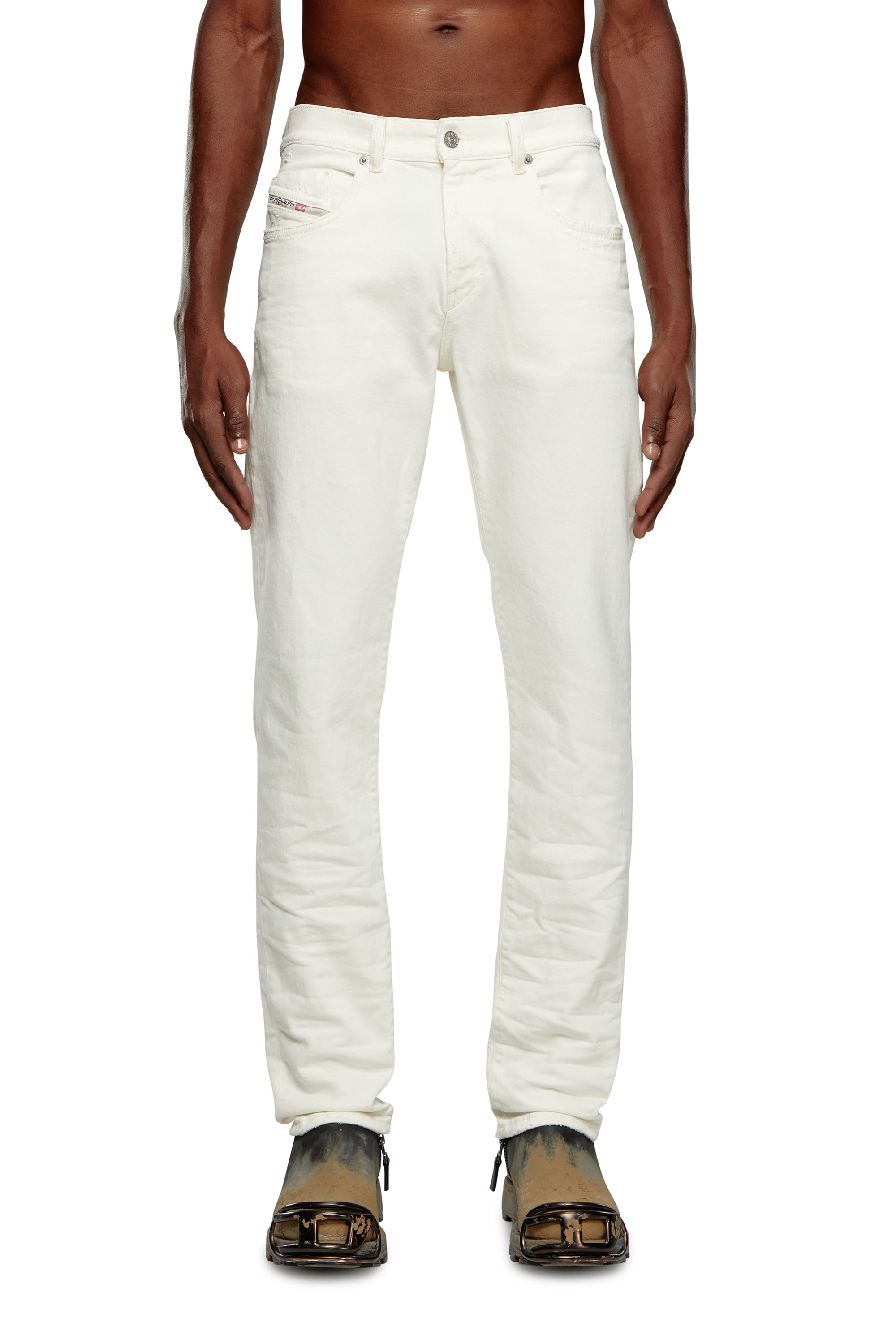 Diesel - Slim Jeans 2019 D-Strukt 09I15, Weiß - Image 1