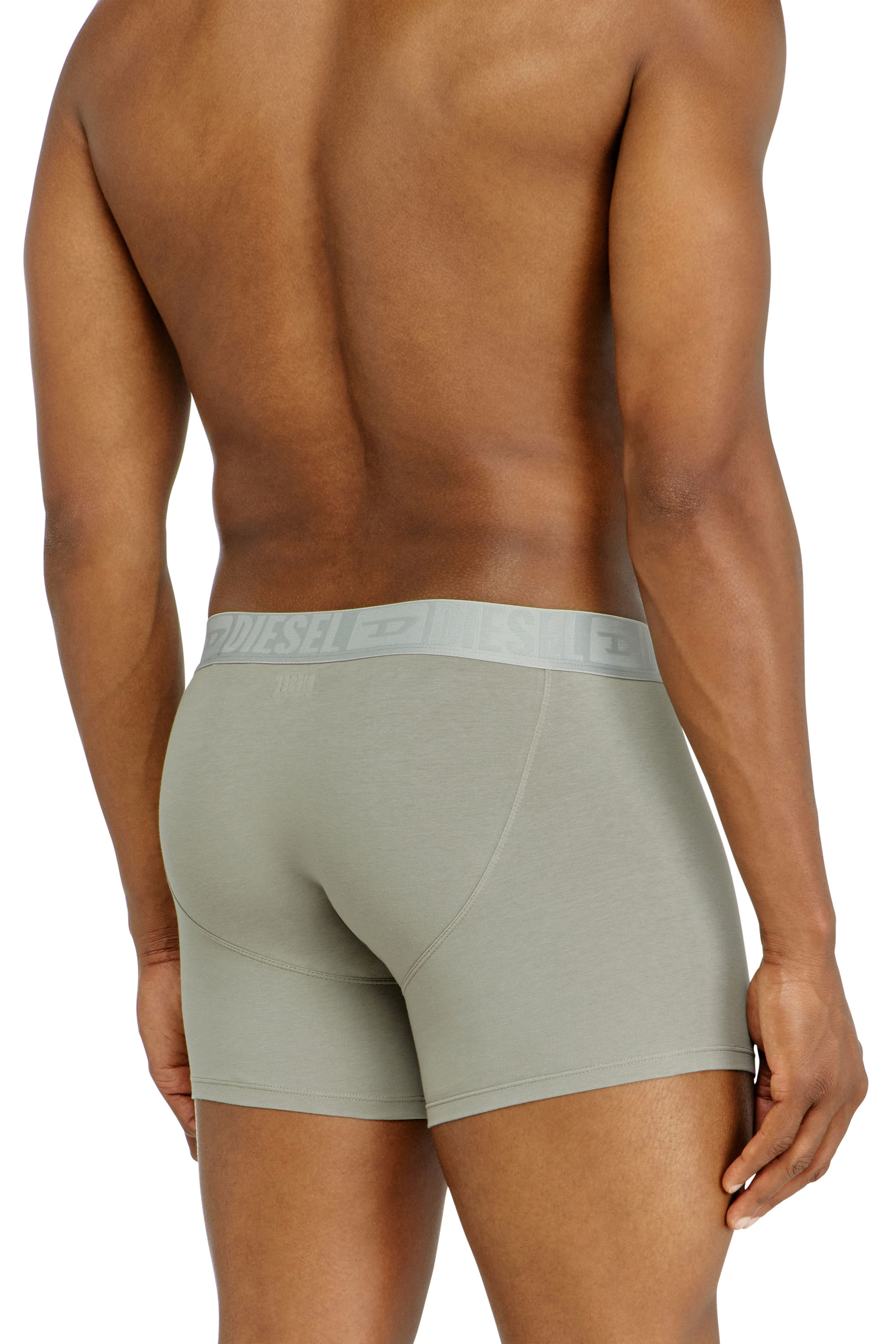 Diesel - SEBASTIAN-D-CORE-3PACK, Herren Boxer-Slips aus stretch-baumwolle im Dreierpack in Schwarz/Grau - 4