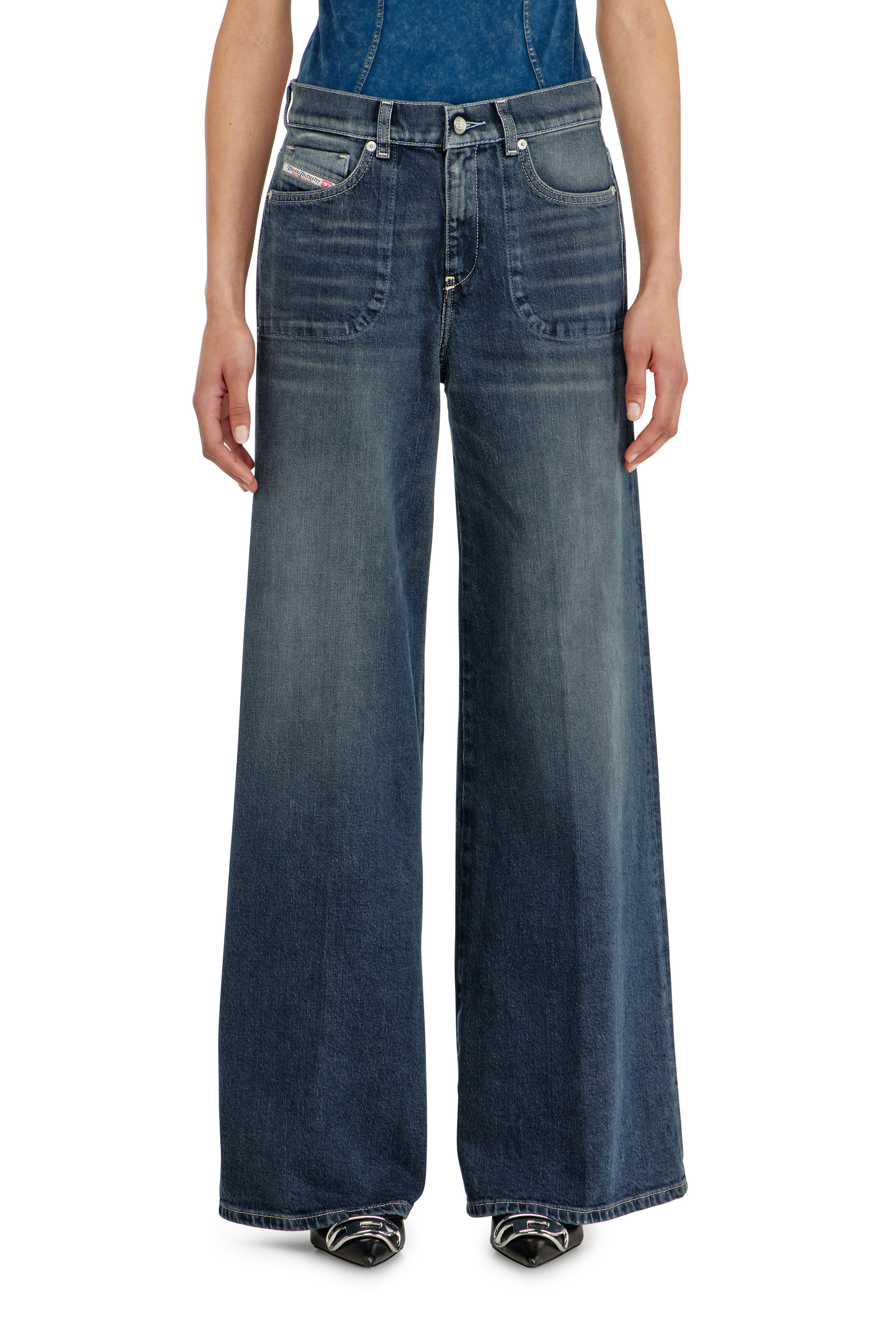 Diesel - Damen Flare Jeans 1978 D-Akemi 007EI, Dunkelblau - 4