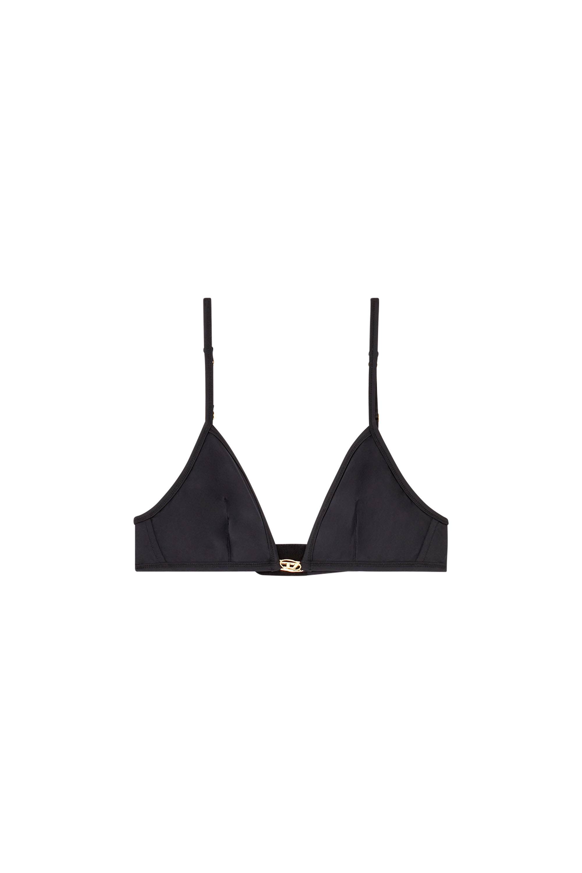 Diesel - LUNA-UTLT, Damen Triangle-BH aus Nylon mit Oval D-Detail in null - 2