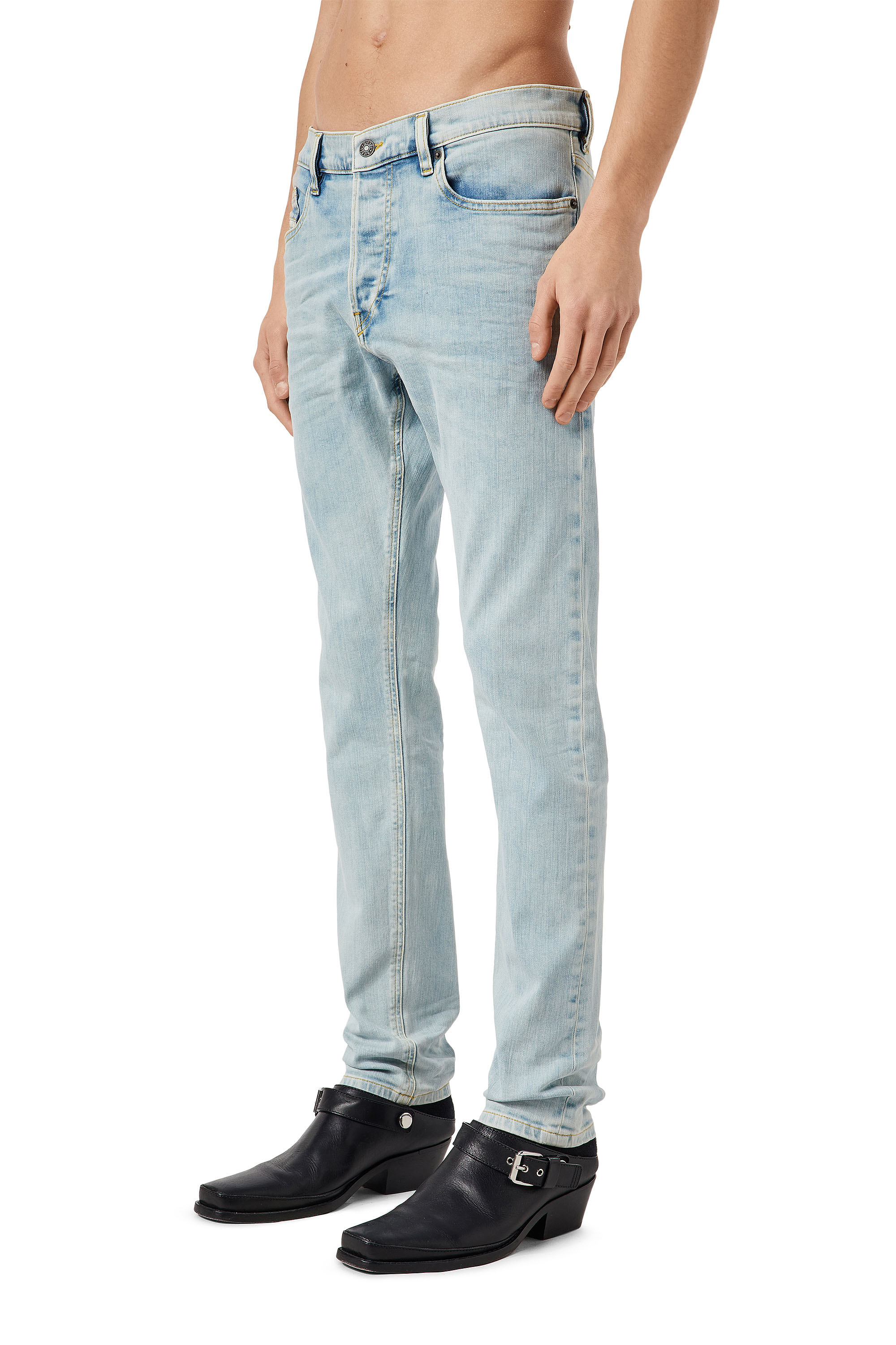 Diesel - D-Luster 0GDAM Slim Jeans, Hellblau - Image 4