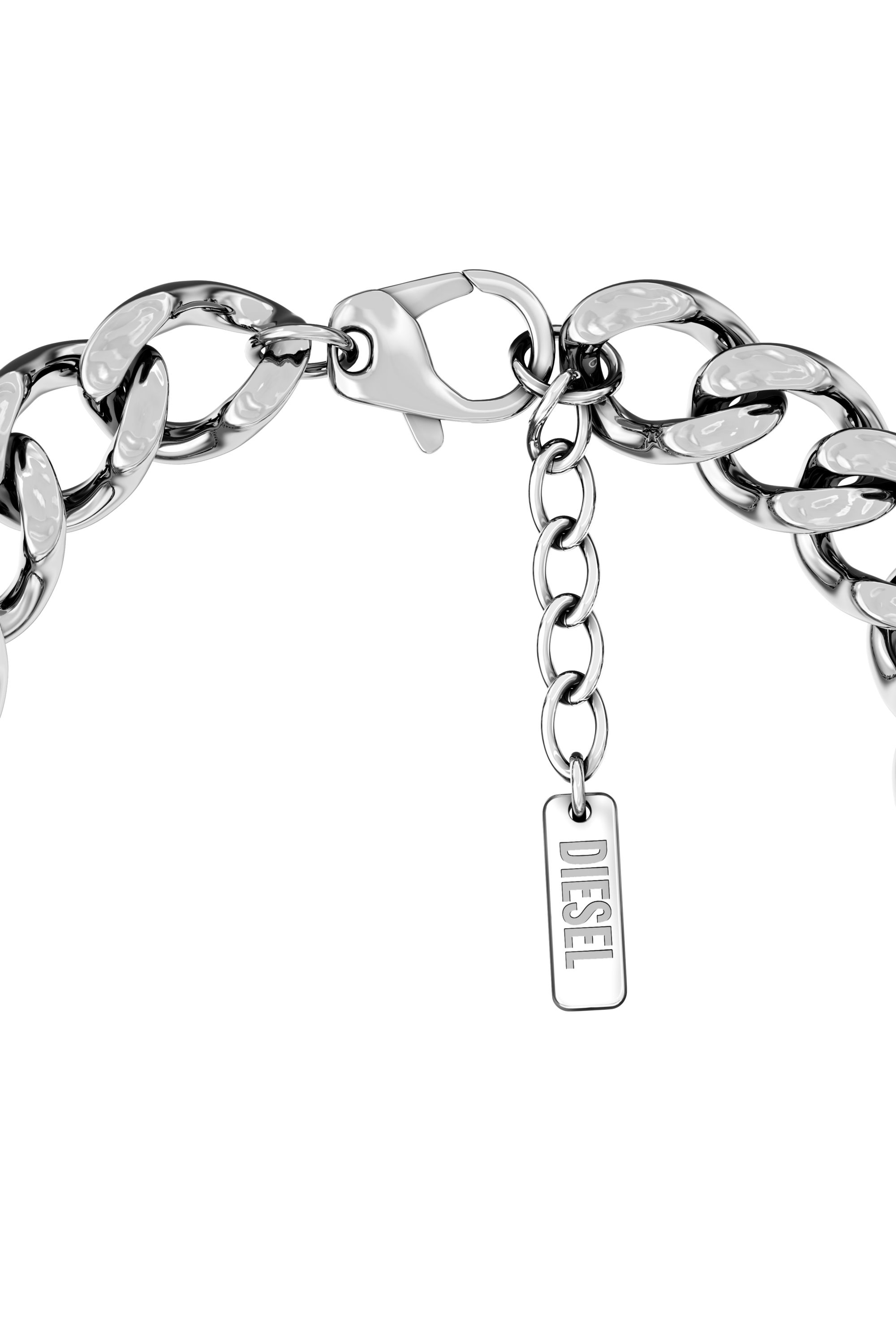 Diesel - DX1732040, Unisex ID-Armband aus Edelstahl in Silber - 2