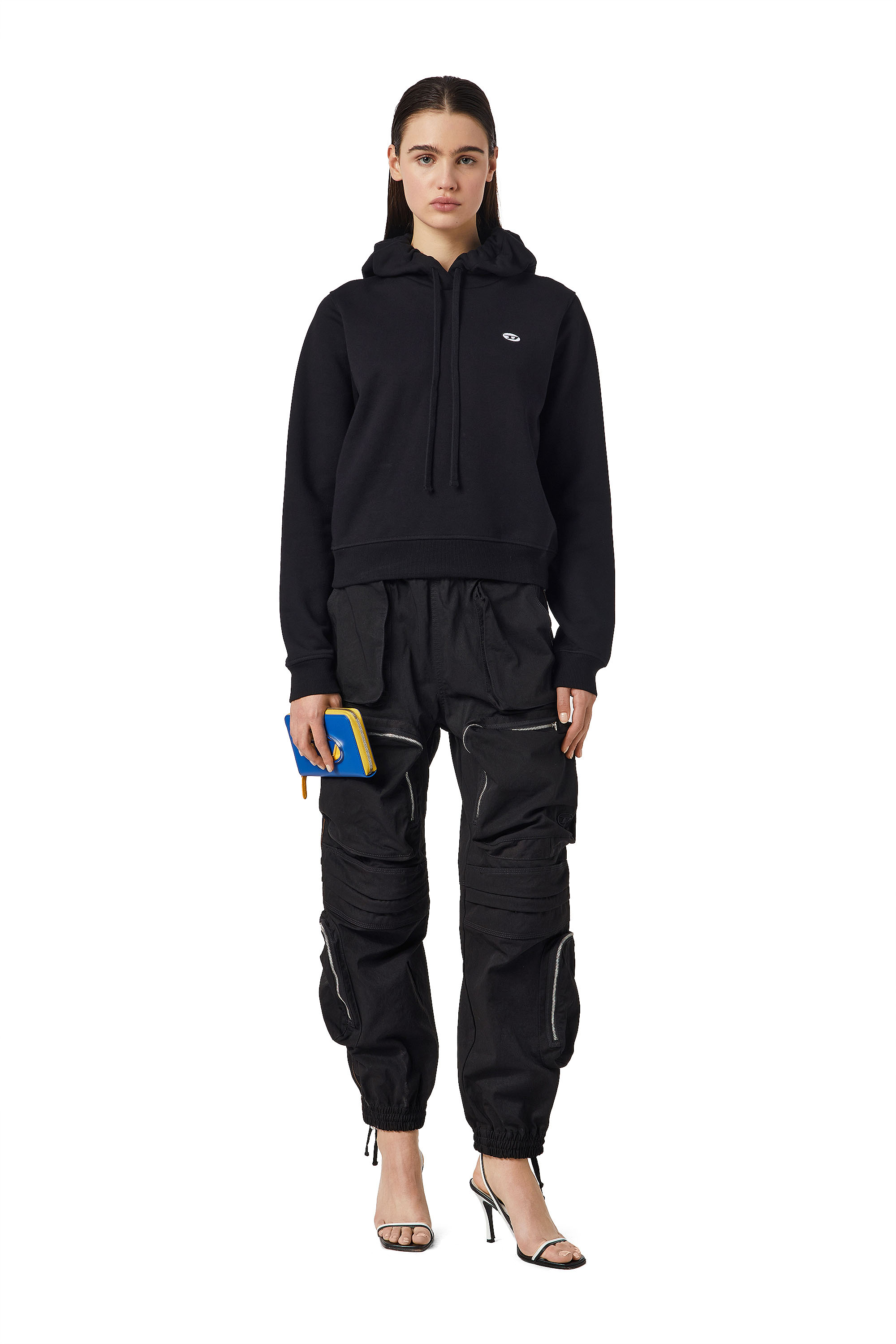 Diesel - F-REGGY-HOOD-DOVAL-PJ, Schwarz - Image 2