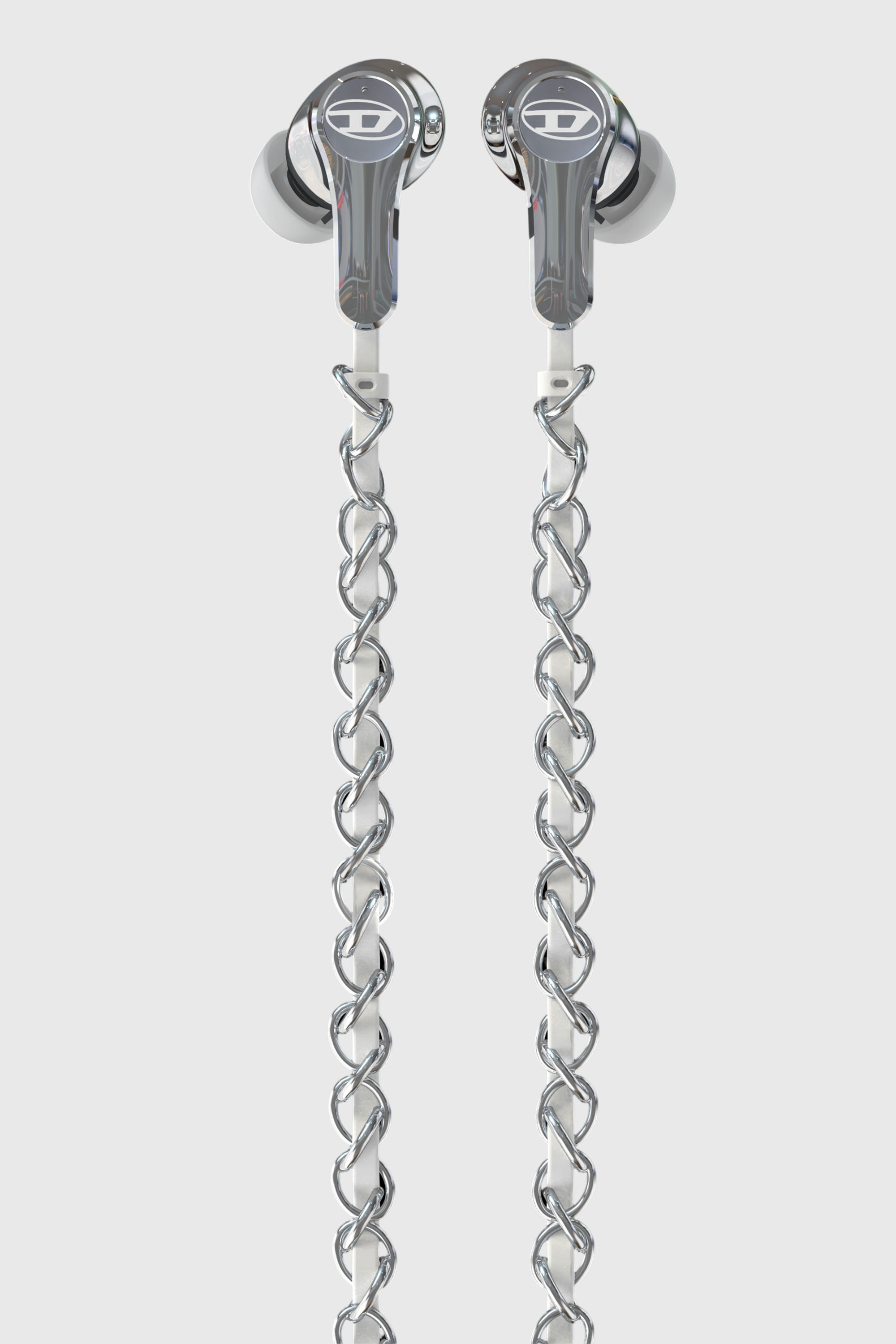 Diesel - 60458  WIRED EARBUDS WIRED EARBUDS, Unisex Wired Earbuds und charms in Silber - 3