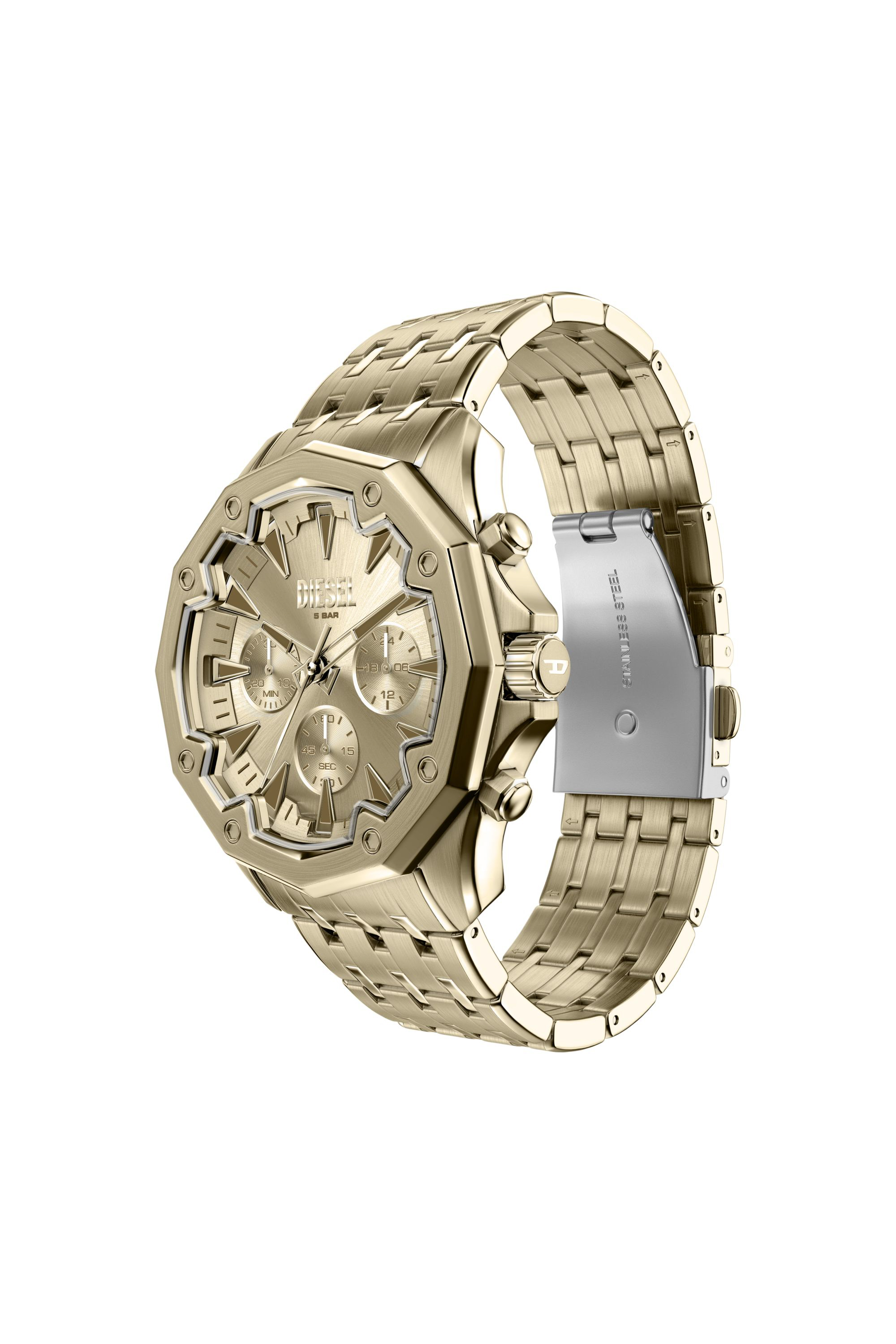 Diesel - DZ4707 WATCH, Herren Stinger Uhr aus goldfarbenem Edelstahl in Gold - 2