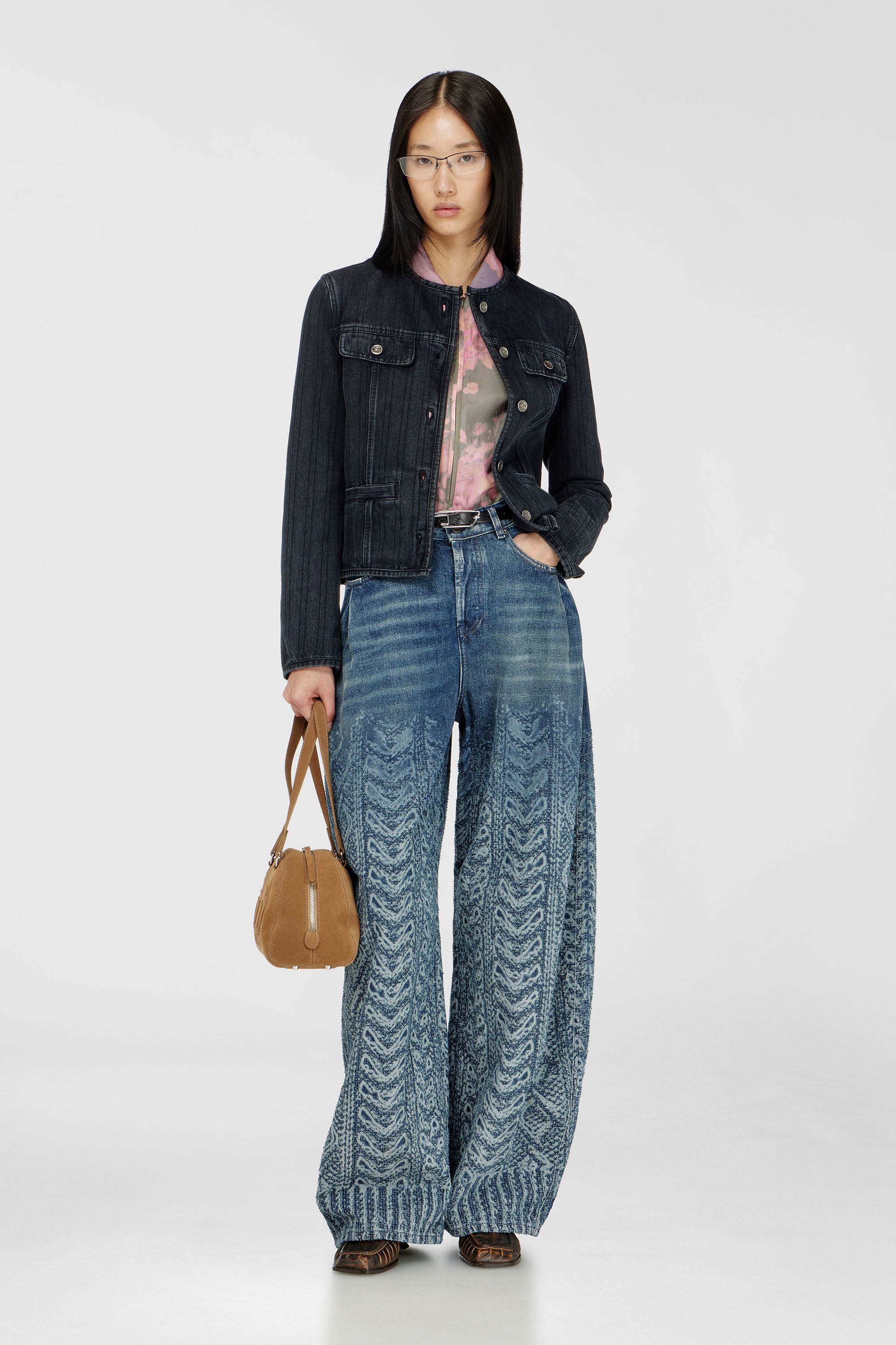 Diesel - Damen Relaxed Jeans 1987 D-Khelz 007EV, Dunkelblau - 1