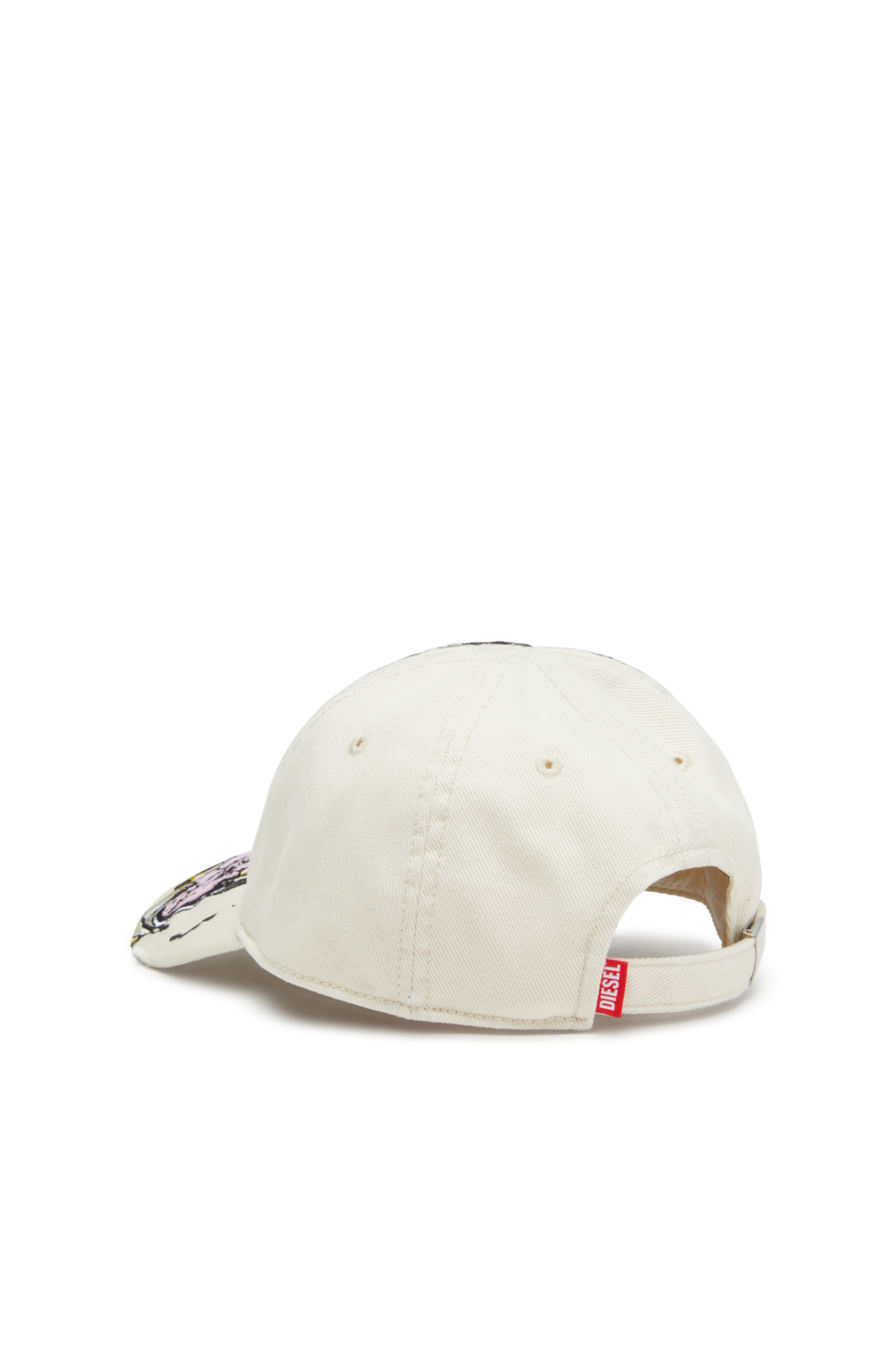 Diesel - C-EIFFEL, Herren Basecap mit auffälligem Oval D-Print in Weiß - 2