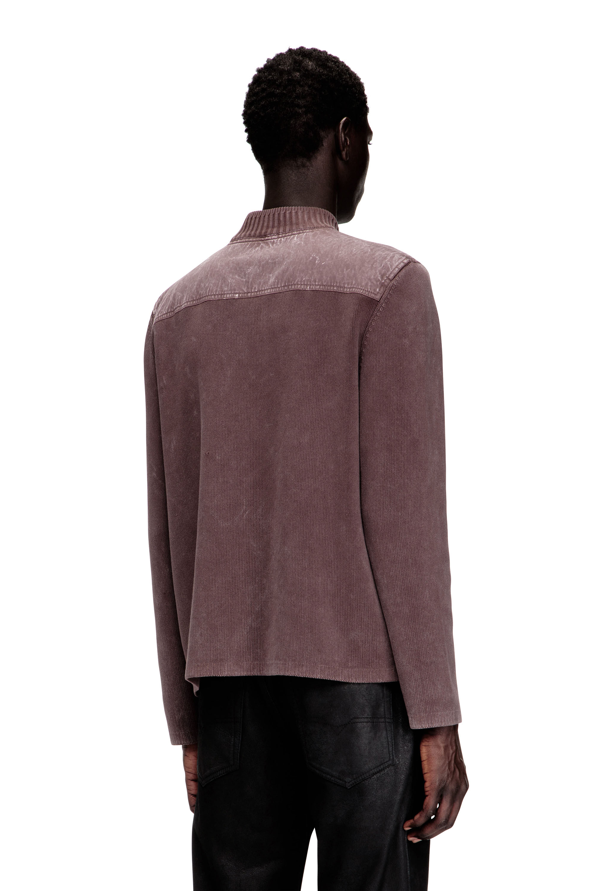 Diesel - K-GEROME, Herren Rei&szlig;verschluss-Cardigan mit Cargo-Taschen in null - 4