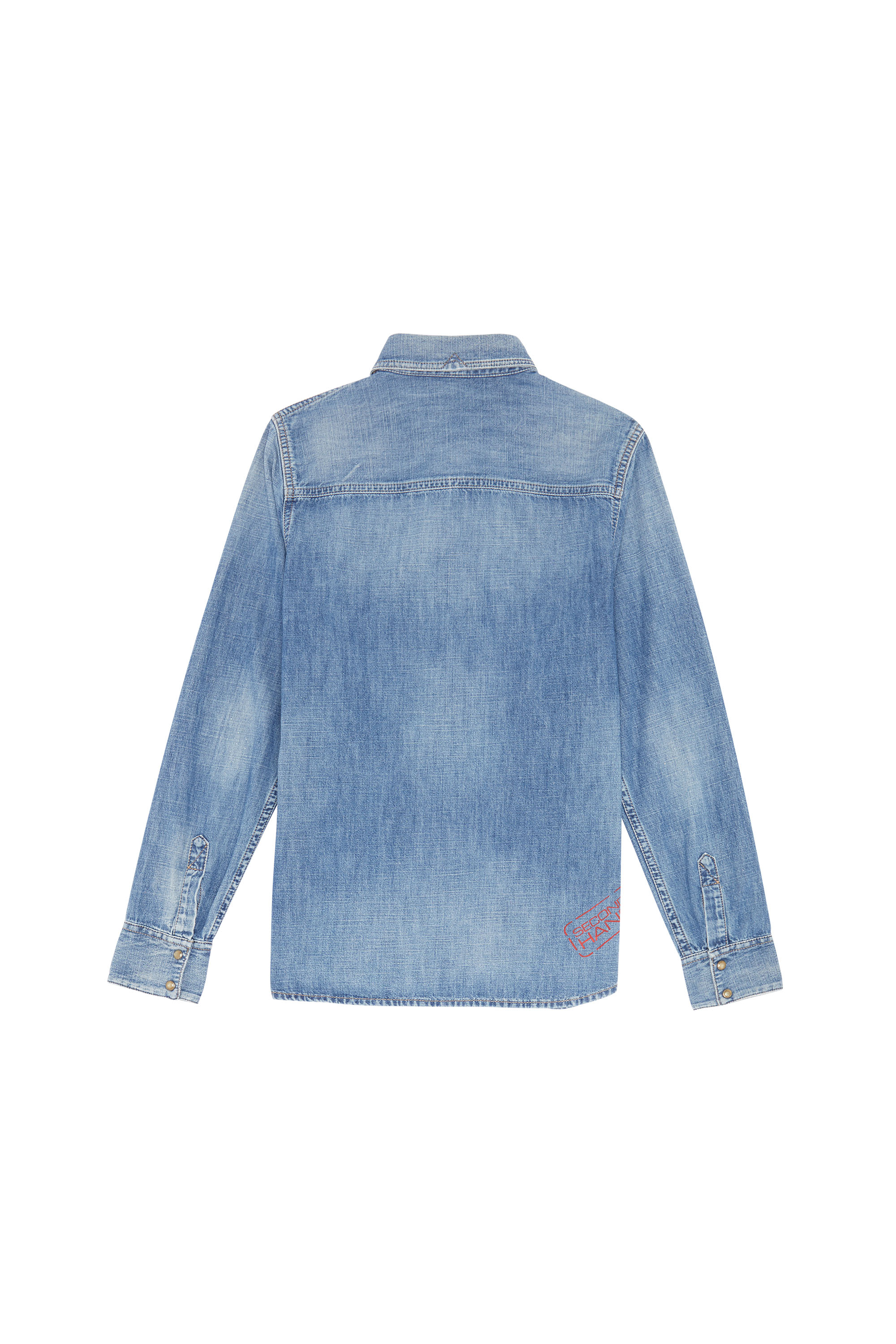 Diesel - DE-KERI, Damen Diesel Damen - Denimhemden Mittelblau in Mittelblau - 2