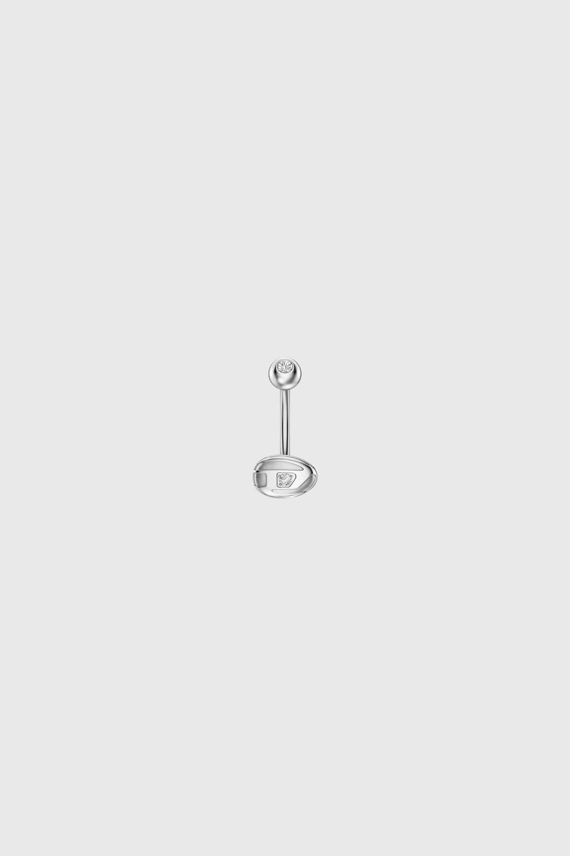 Diesel - DX1698040 JEWELLERY, Unisex Bauchnabelschmuck aus Edelstahl in Silber - 2
