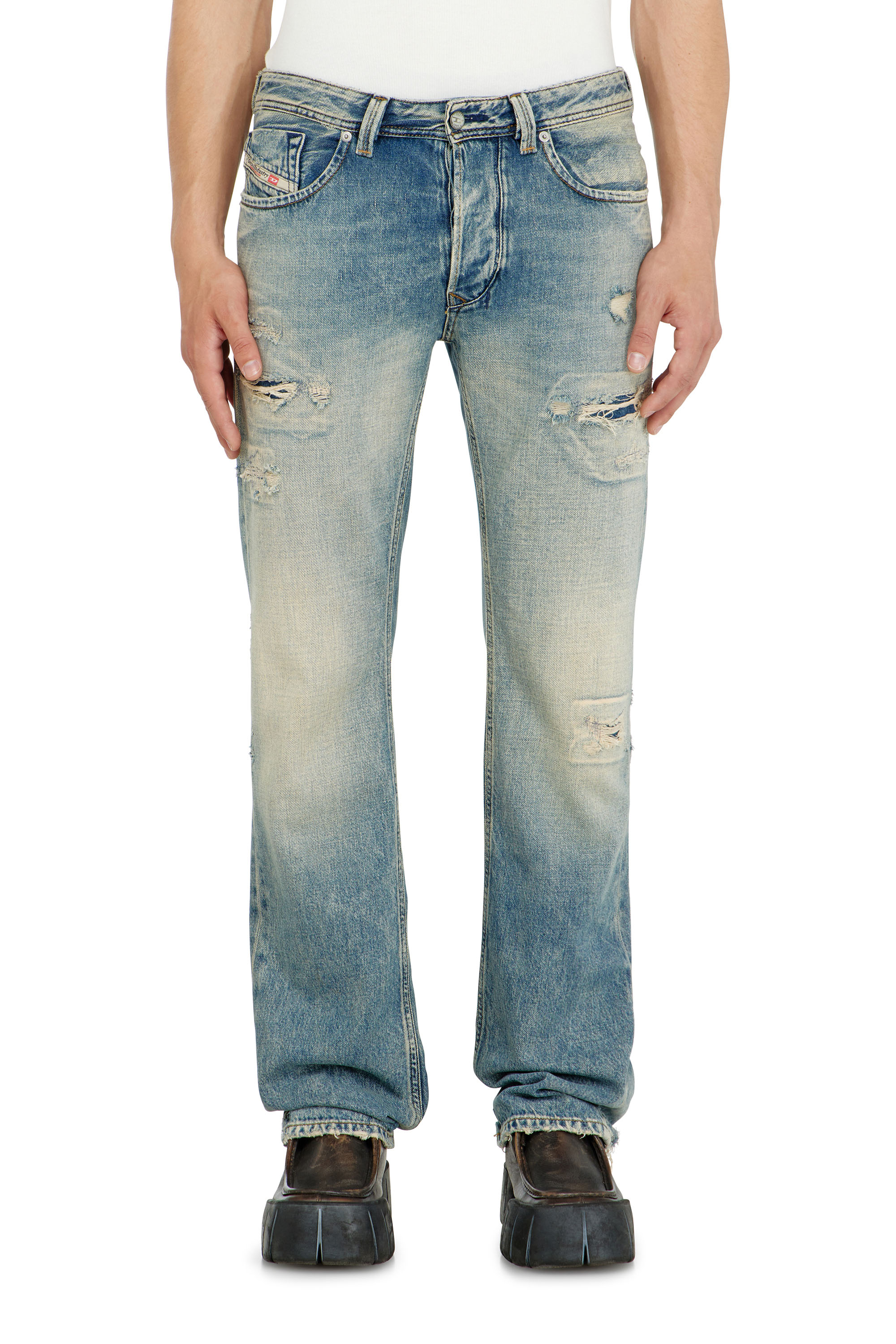 Diesel - Herren Regular Jeans 1985 Larkee 09P62, Mittelblau - 1