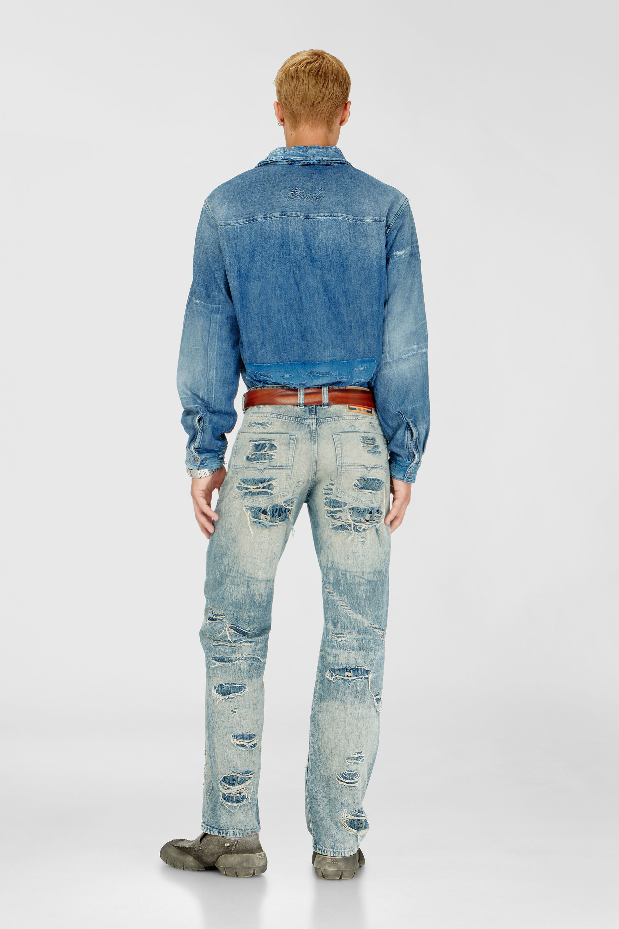 Diesel - Herren Relaxed Jeans 1980 D-Eeper 068YM, Mittelblau - 3