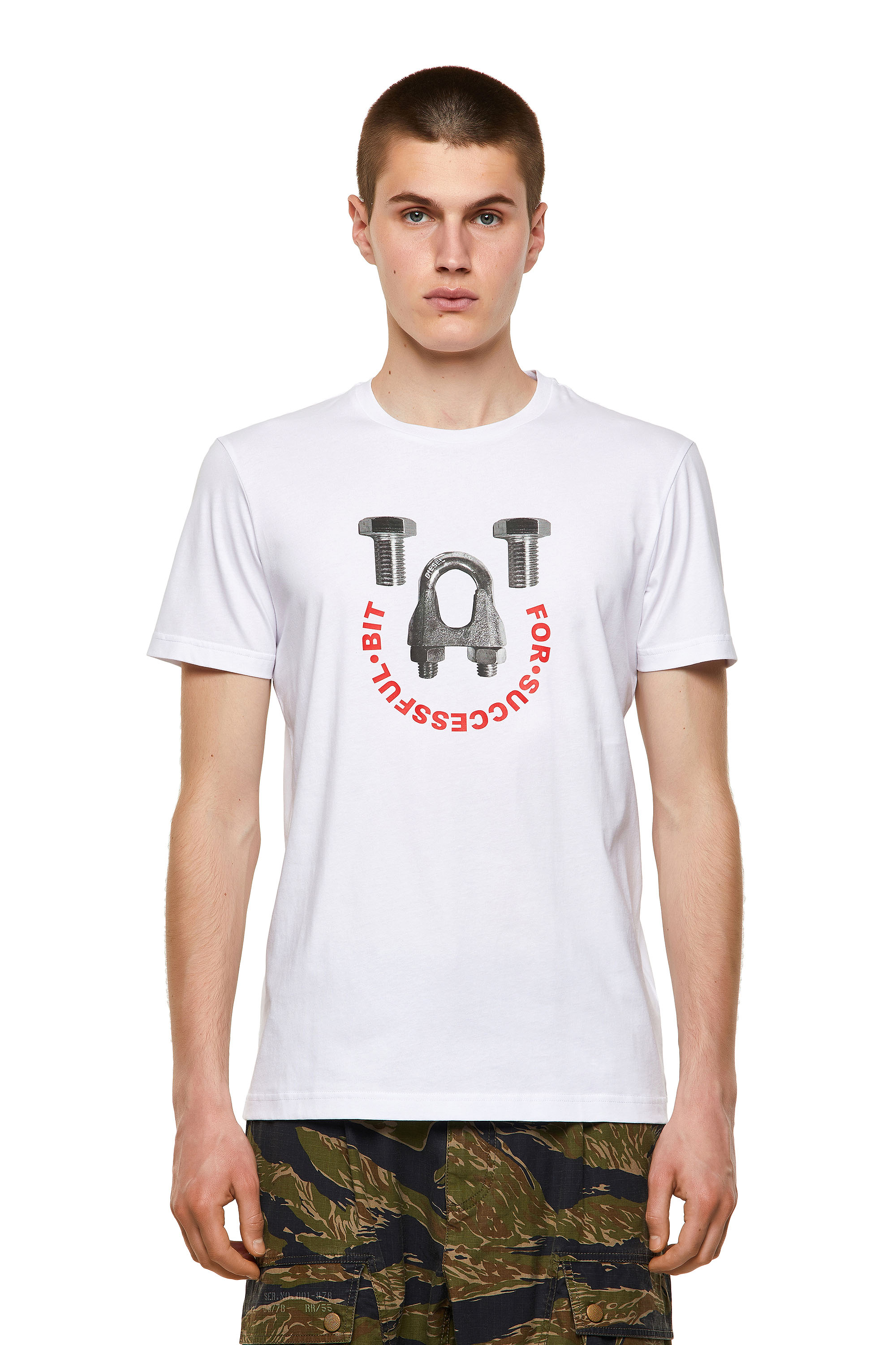 T-DIEGOS-B3, Weiß - T-Shirts