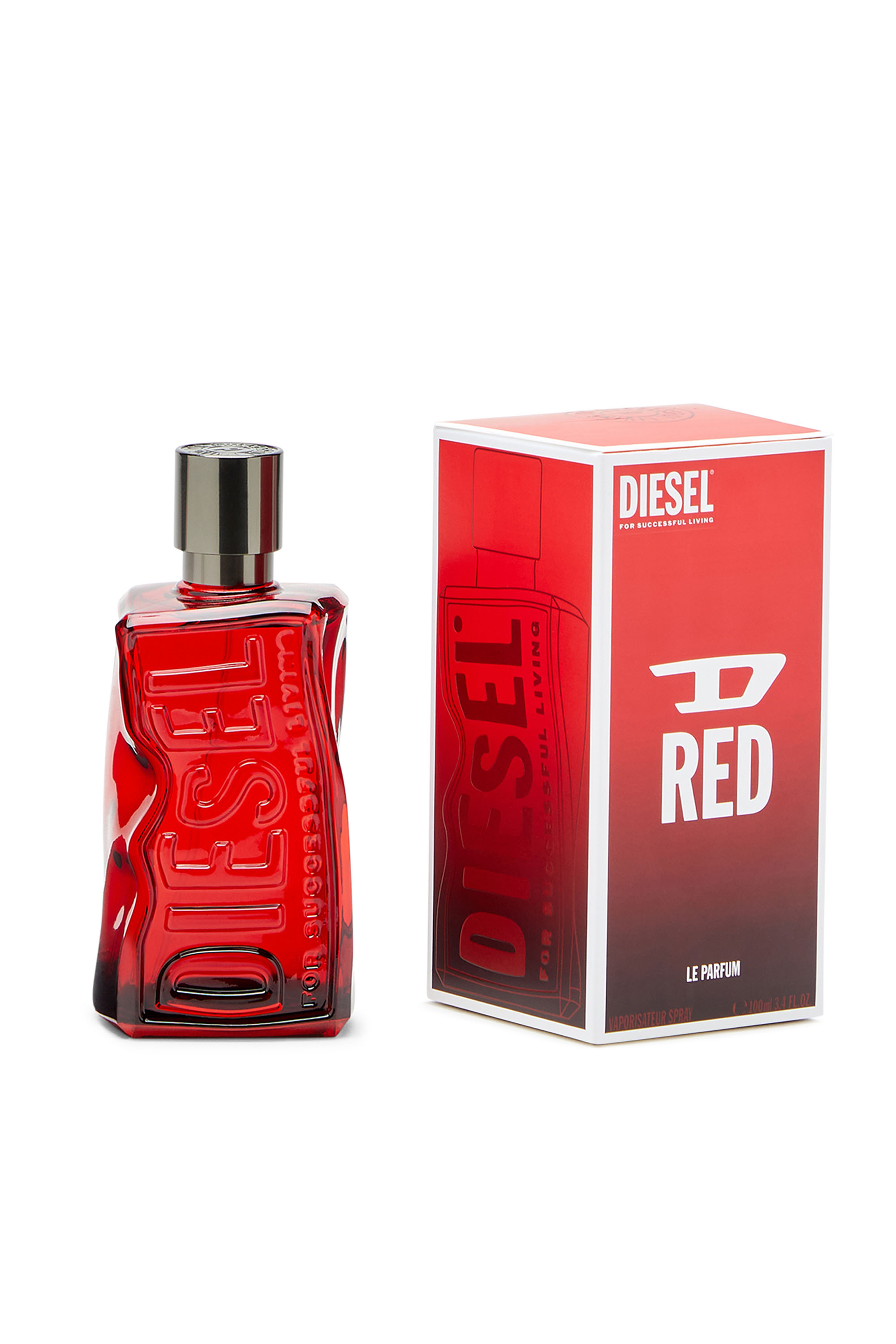 Diesel - LF123200 D RED EAU DE PARFUM INTENSE 100ML, Herren D RED Le Parfum  100ml in Rot - 3